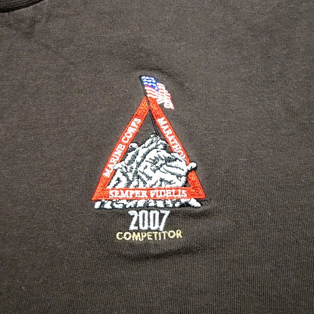Other Marine Corps Marathon Brown Long Sleeve Embroidered M Tee Size US M / EU 48-50 / 2 - 5 Thumbnail