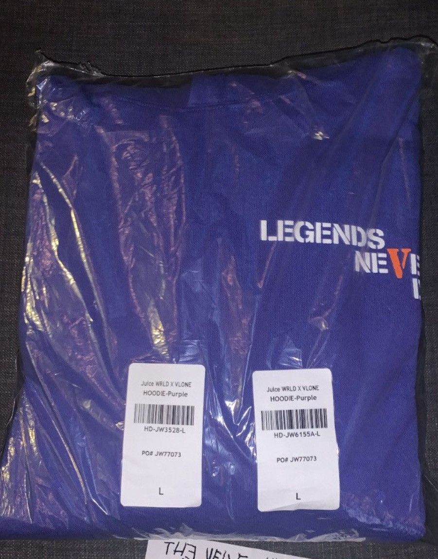 Vlone Vlone x Juice Wrld HoodieSz.L Size US L / EU 52-54 / 3 - 3 Thumbnail