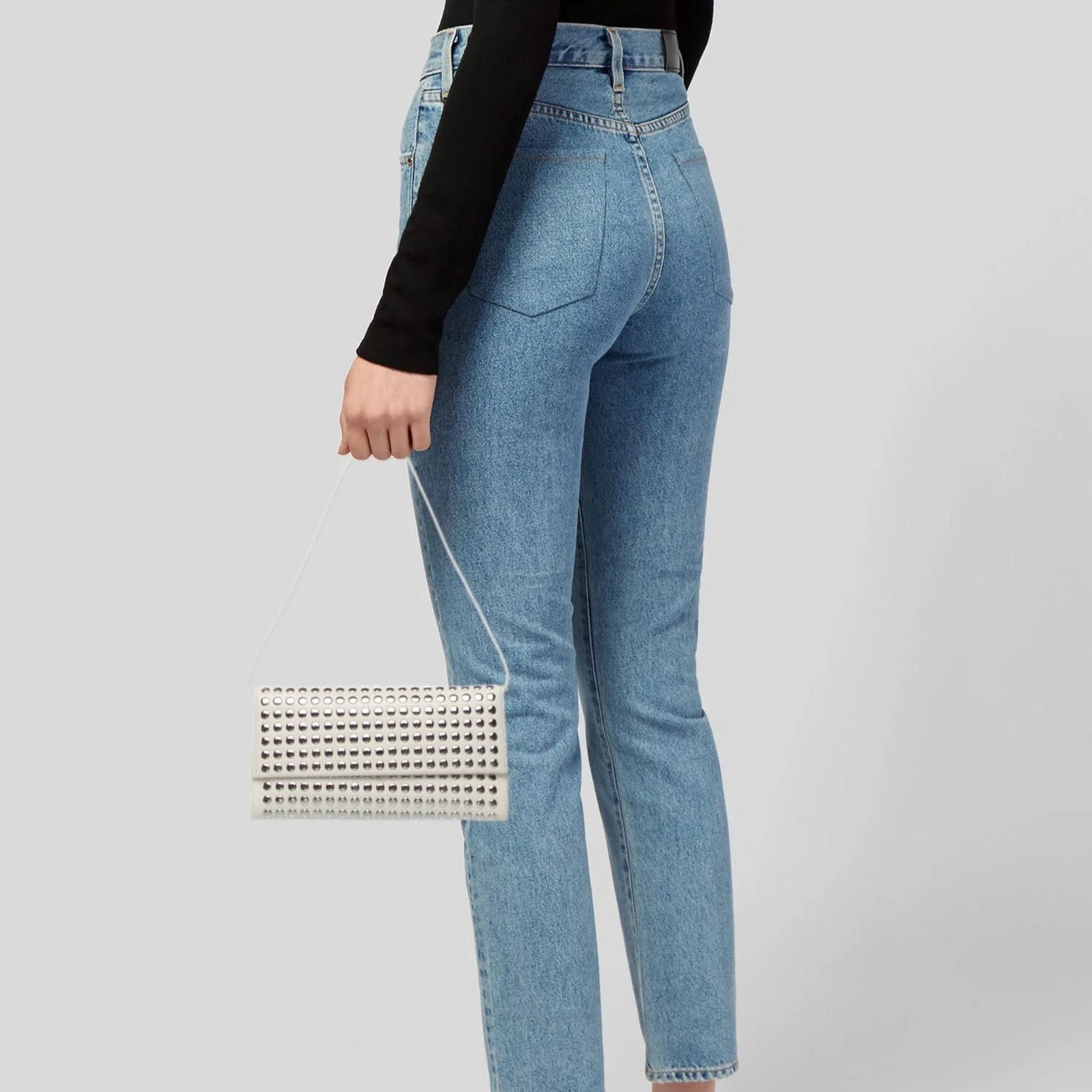 Other Loeffler Randall Charlee Studded Leather Shoulder Bag - Ecru Size ONE SIZE - 5 Thumbnail
