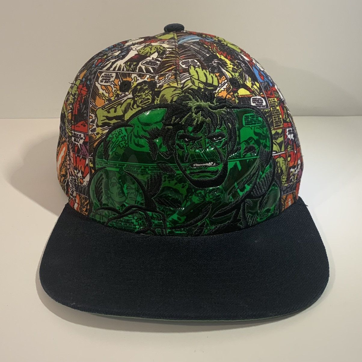 Vintage Marvel Incredible Hulk popular Snap Back Cap New Era