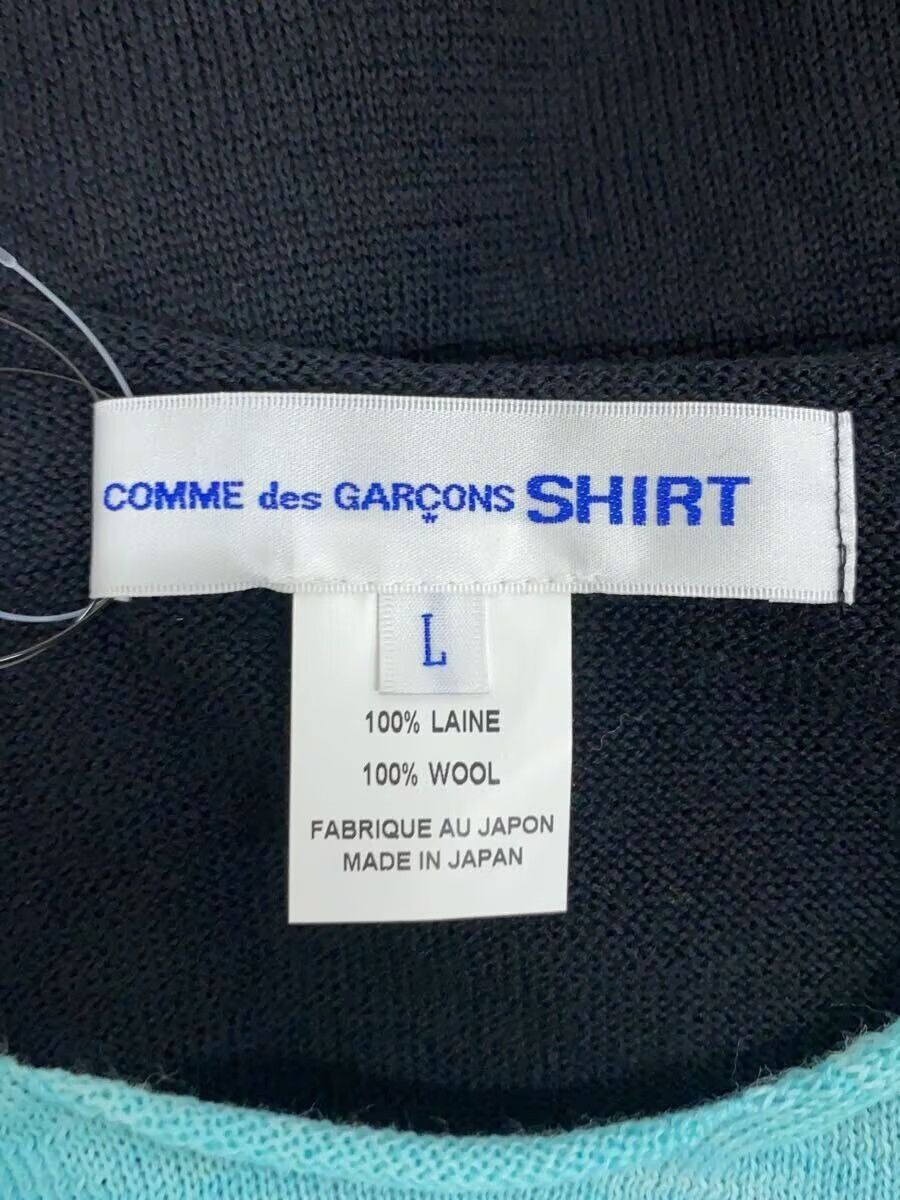 Comme des Garcons × Comme des Garcons SHIRT Pattern Wool Knit Sweater Size US L / EU 52-54 / 3 - 4 Thumbnail