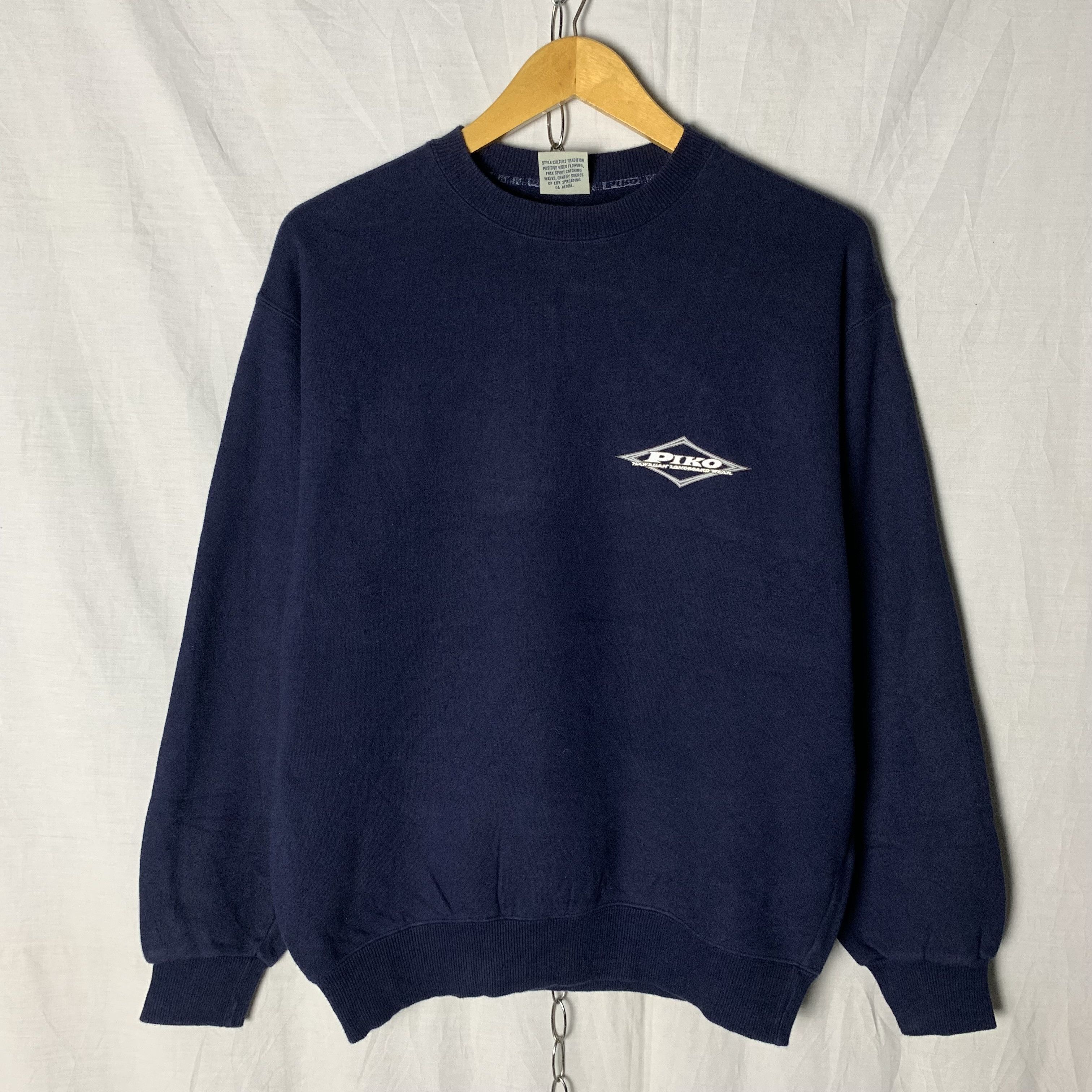 Vintage Vintage Piko Hawaiian Longboard Sweatshirt Crewneck Size US M / EU 48-50 / 2 - 3 Thumbnail