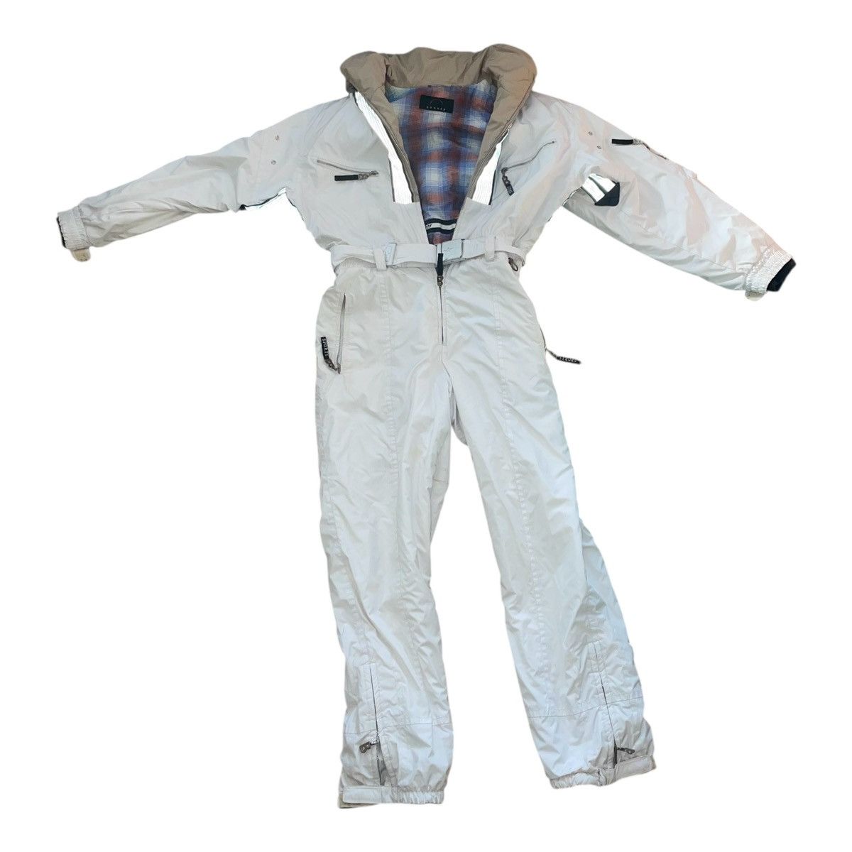 Bogner Vintage Bogner Ski Suit Womens One Piece Snowsuit White Size XL / US 12-14 / IT 48-50 - 6 Thumbnail