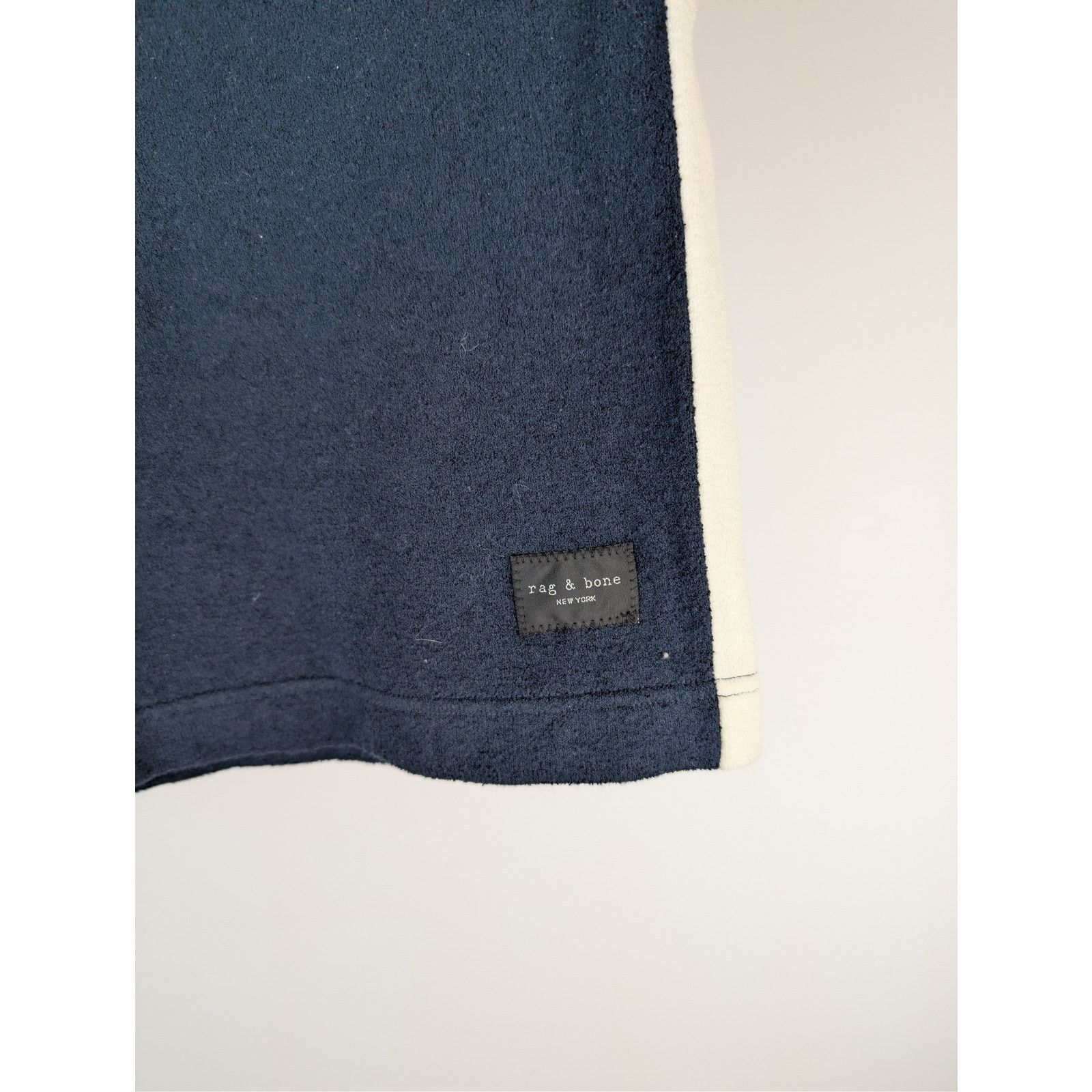 Rag & Bone o1rshd1 CC20 Alex Shorts in Zuma Toweling in Navy/Multicolor Size US 32 / EU 48 - 6 Thumbnail