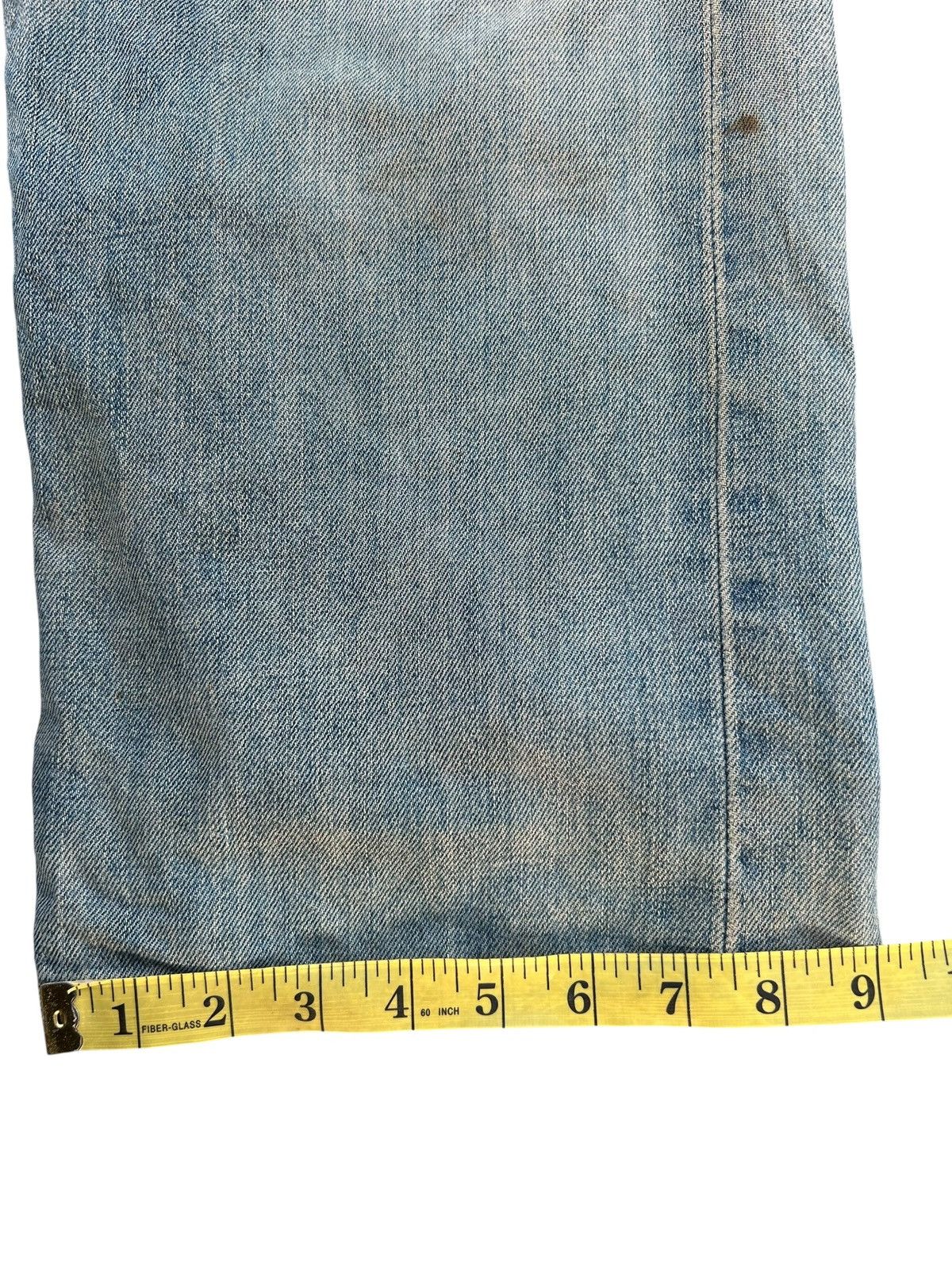 Edwin × Kapital × Vintage Vintage Edwin 505 Selvedge Baggy Distressed Denim Jeans Size US 31 - 21 Thumbnail