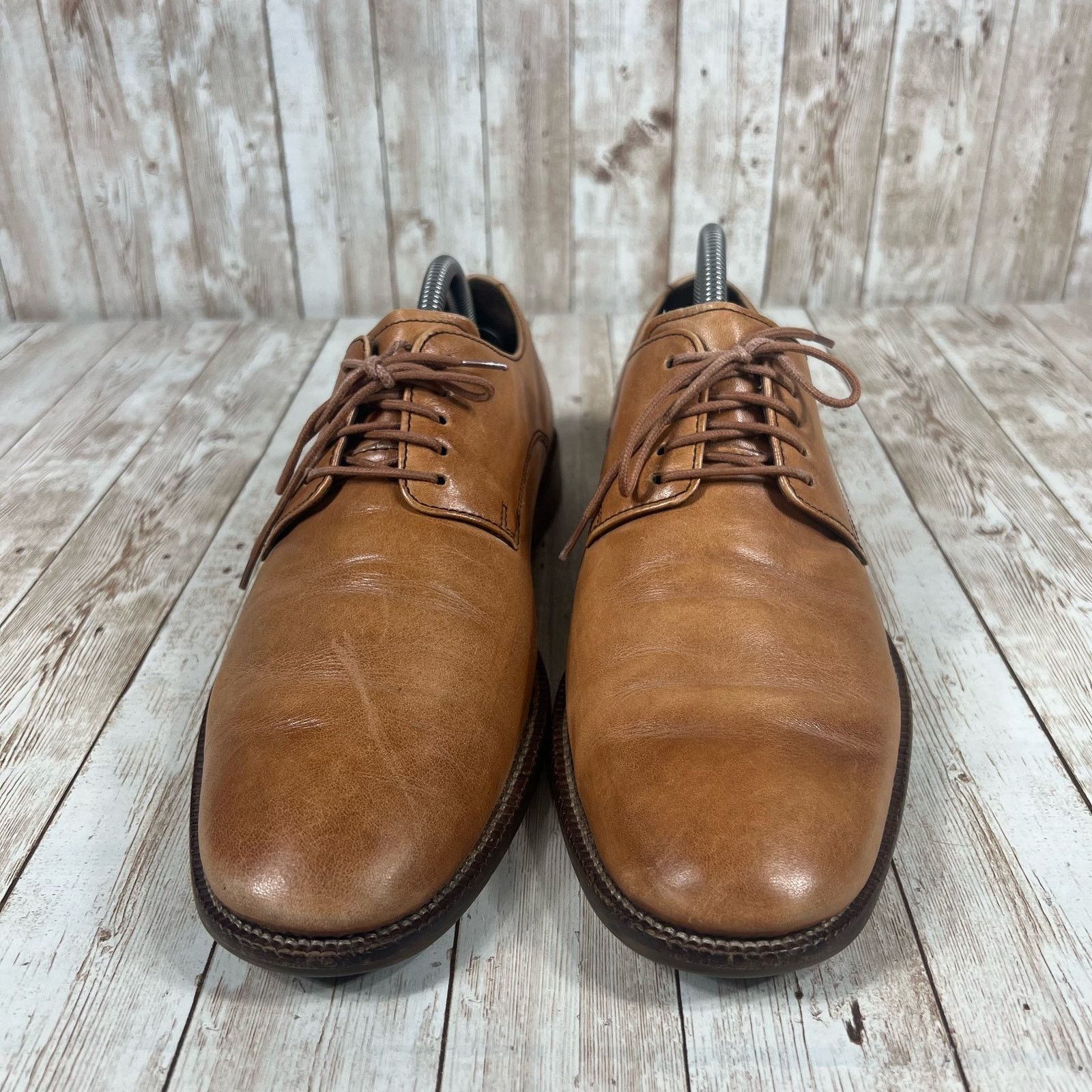 Cole Haan Cole Haan leather Oxford nik3 air heel tan Mens 8.5 Size US 8.5 / EU 41-42 - 4 Thumbnail