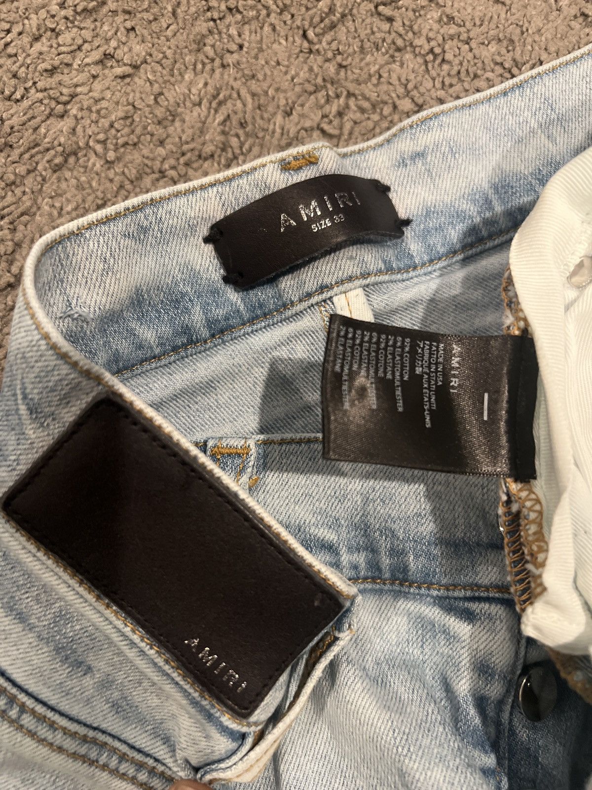 Amiri Amiri Varsity Patch jeans Size US 33 - 4 Thumbnail