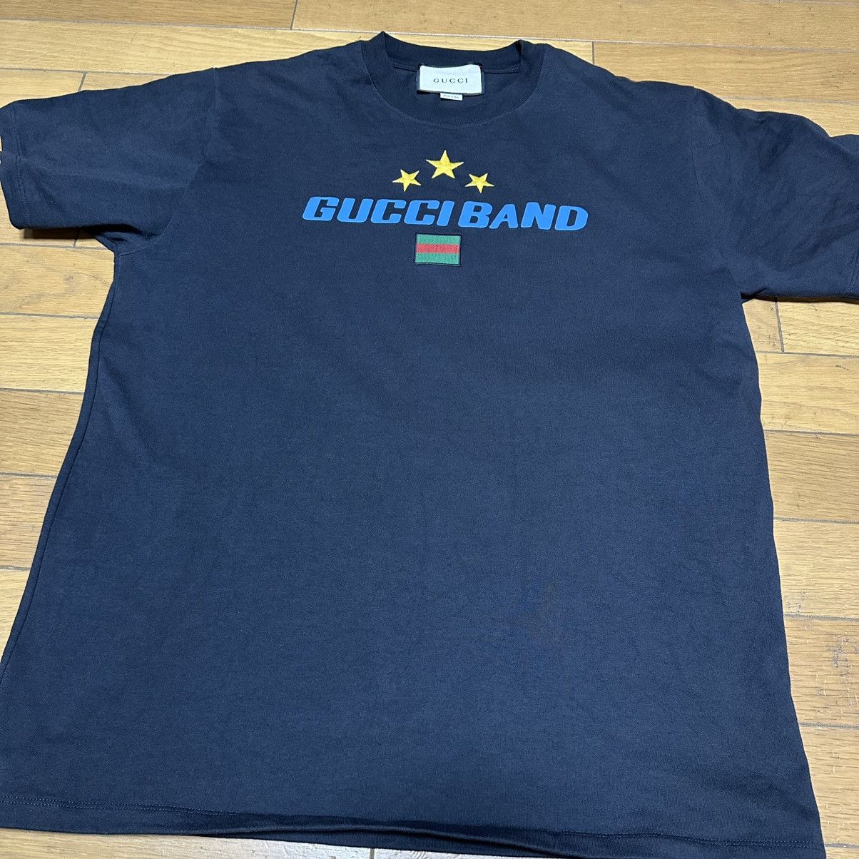 Gucci GUCCI band black tee size L Size US L / EU 52-54 / 3 - 3 Thumbnail