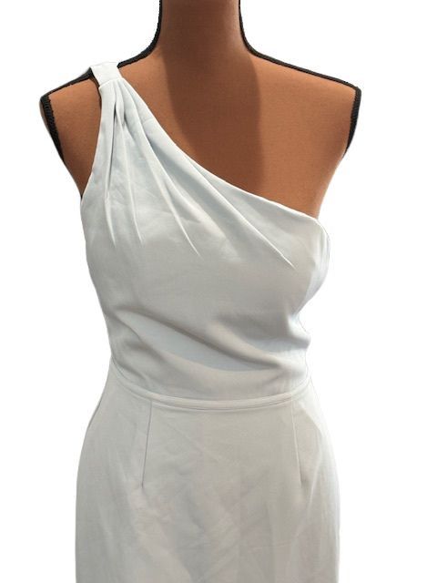 Mac Duggal One Shoulder Jersey Mermaid Gown in Powder Blue Size M / US 6-8 / IT 42-44 - 2 Thumbnail