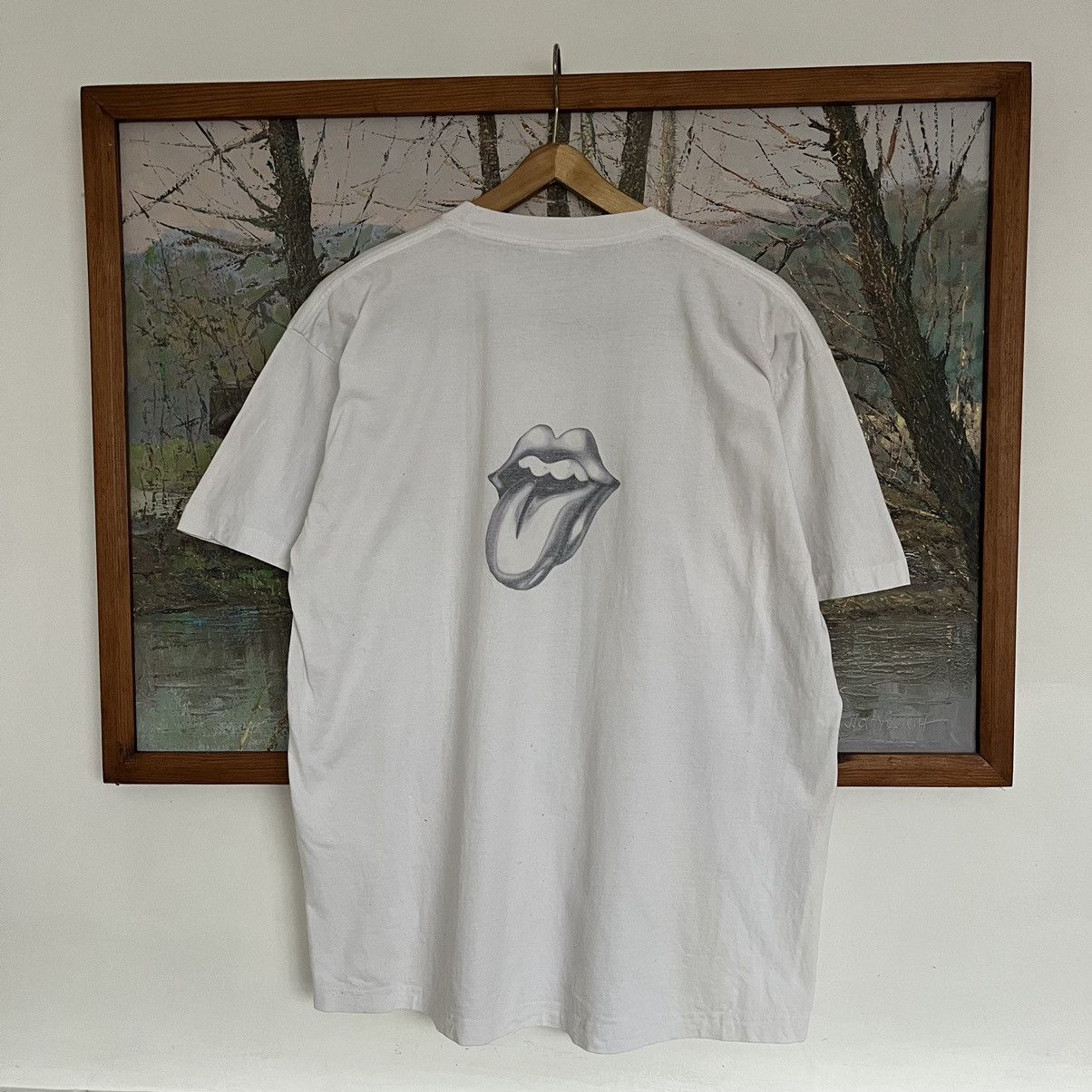 Band Tees × Vintage Vintage Rolling Stones caricature tshirt Size US L / EU 52-54 / 3 - 2 Thumbnail