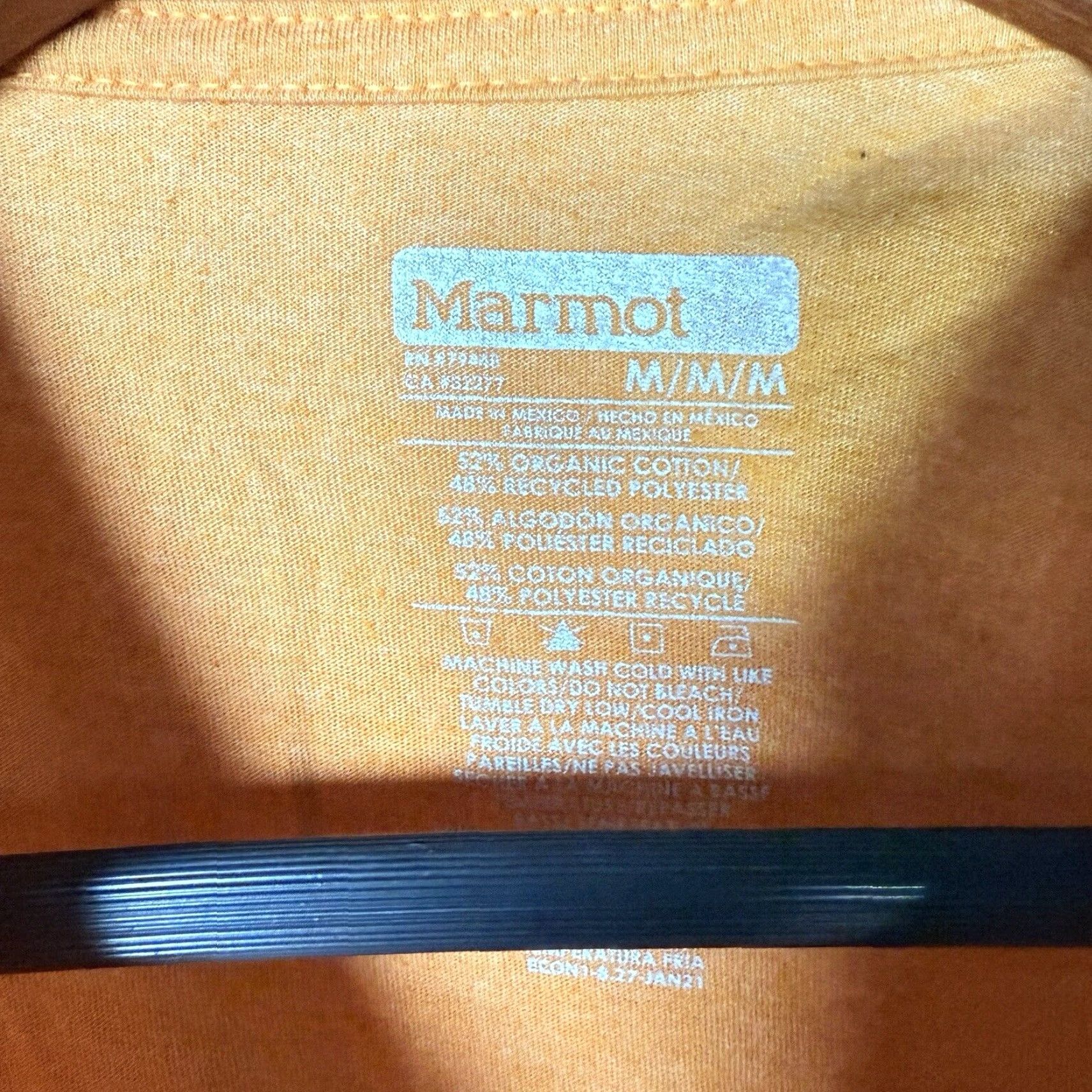 Marmot Marmot Mountain Graphic T-Shirt Mens Orange Medium Size US M / EU 48-50 / 2 - 4 Thumbnail
