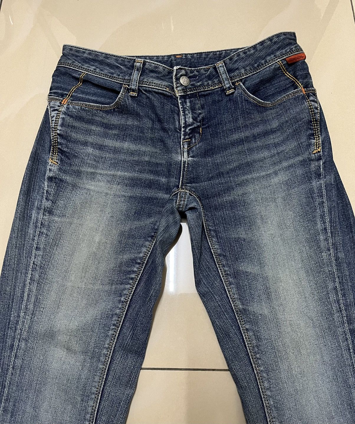 Tornado Mart Flare Jeans georgia love distressed bootcut low rise denim Size US 30 / EU 46 - 4 Thumbnail