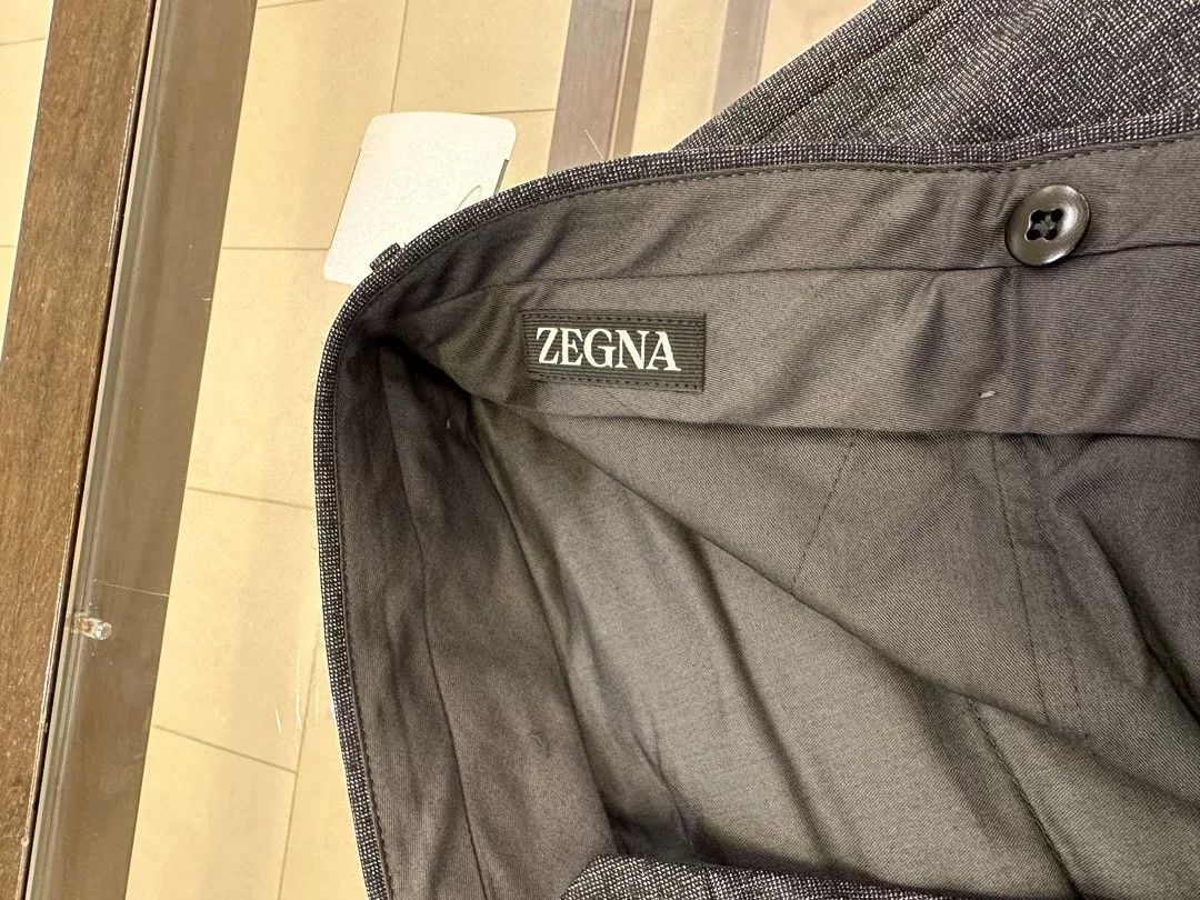 Ermenegildo Zegna Zegna Men's Straight Wool Trousers Size US 40 / EU 56 - 5 Thumbnail
