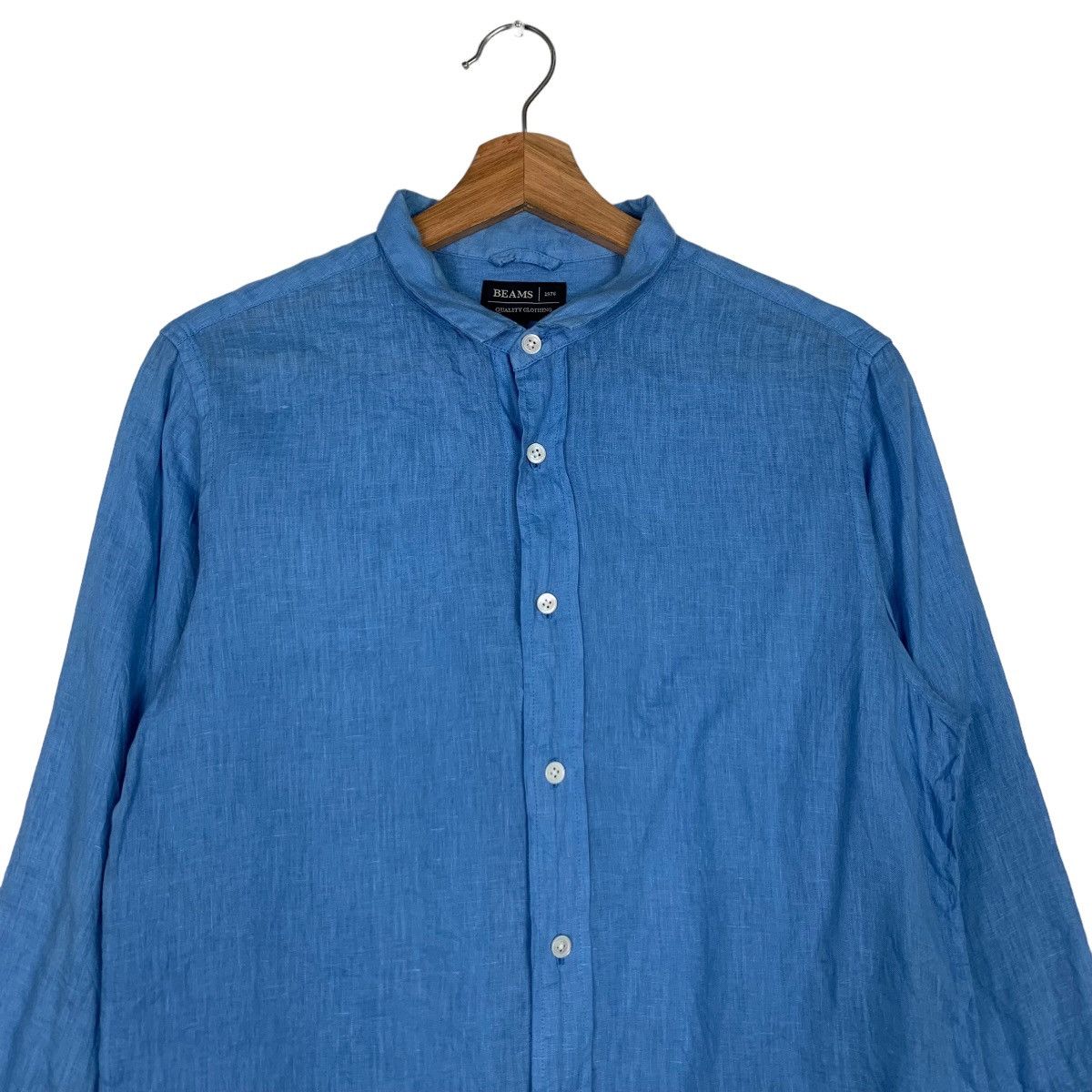 Beams Plus BEAMS Linen Button Up Shirt #0216-C10 Size US M / EU 48-50 / 2 - 3 Thumbnail