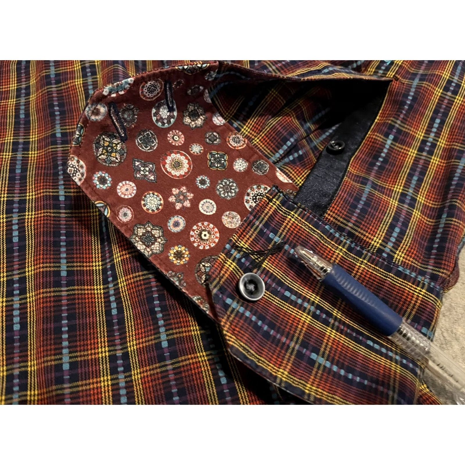 Robert Graham Robert Graham Long Sleeve Button-Up Plaid Shirt Mens XL Size US XL / EU 56 / 4 - 6 Thumbnail