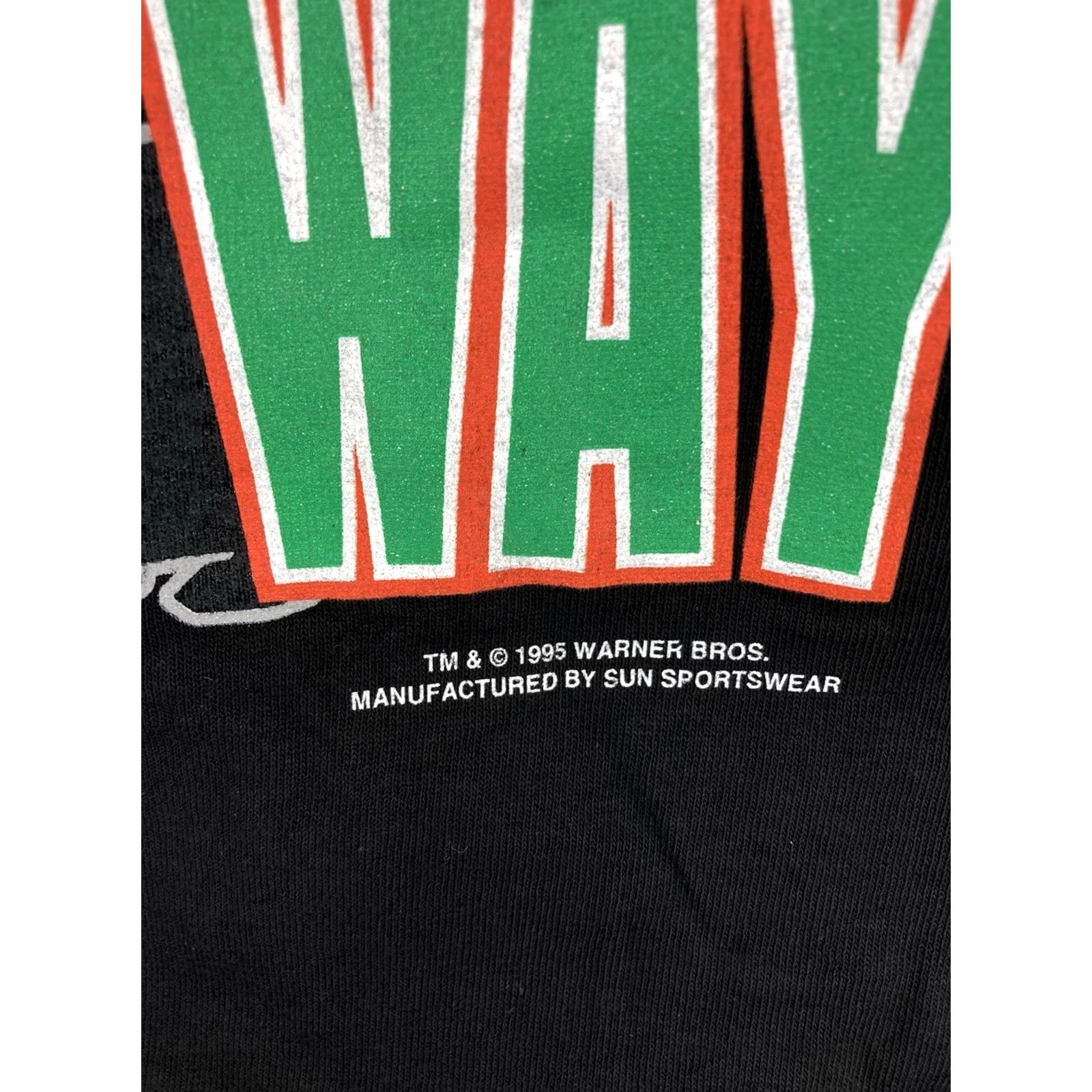 Vintage VINTAGE Looney Tunes Taz TShirt Men Large Black Mask Single Stitch NWT VTG 1995 Dry Rot VTG Mens T-Shirt Black Size L Size US L / EU 52-54 / 3 - 4 Thumbnail