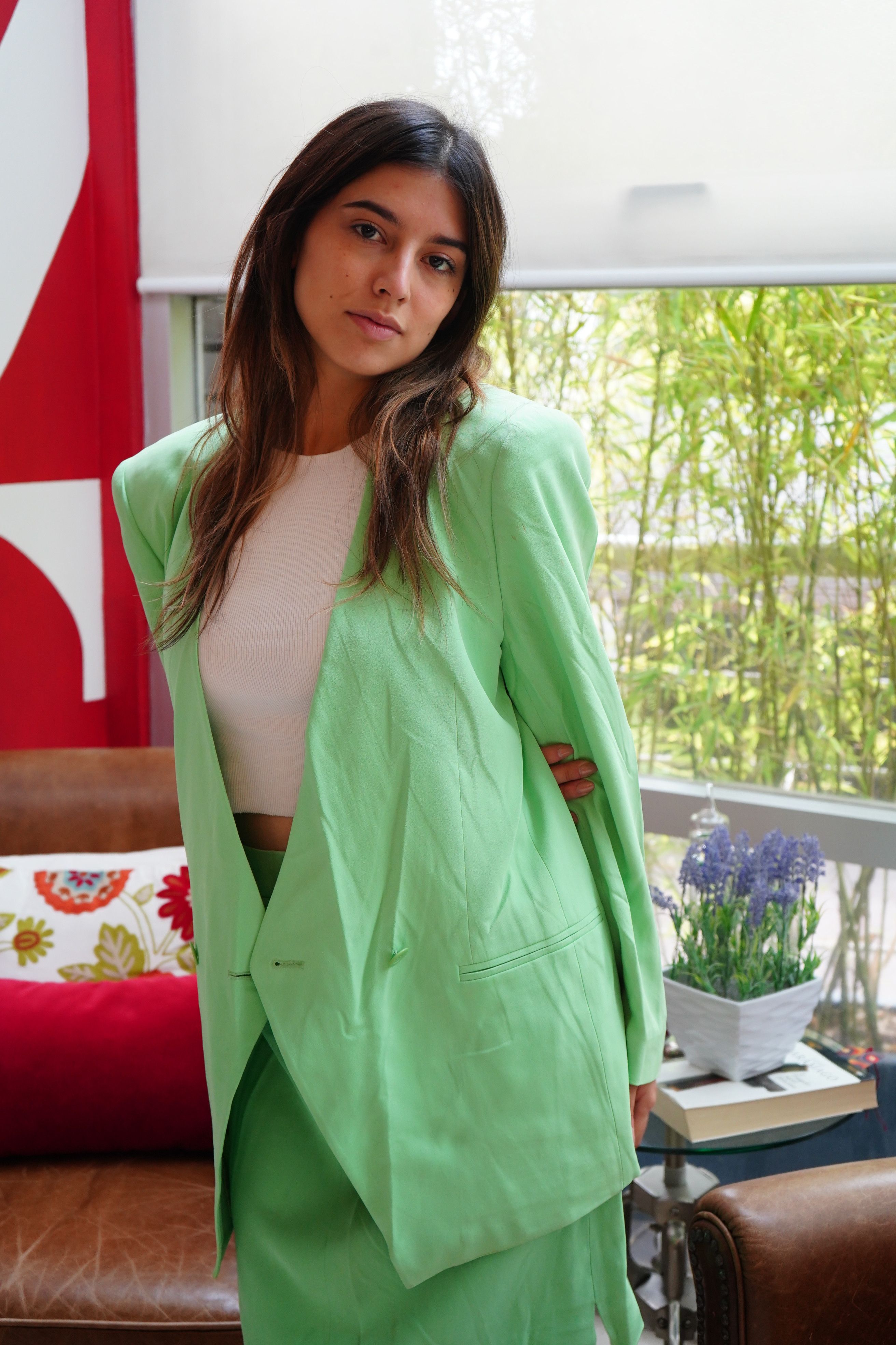 Escada Escada Green Suit Size XS / US 0-2 / IT 36-38 - 1 Thumbnail