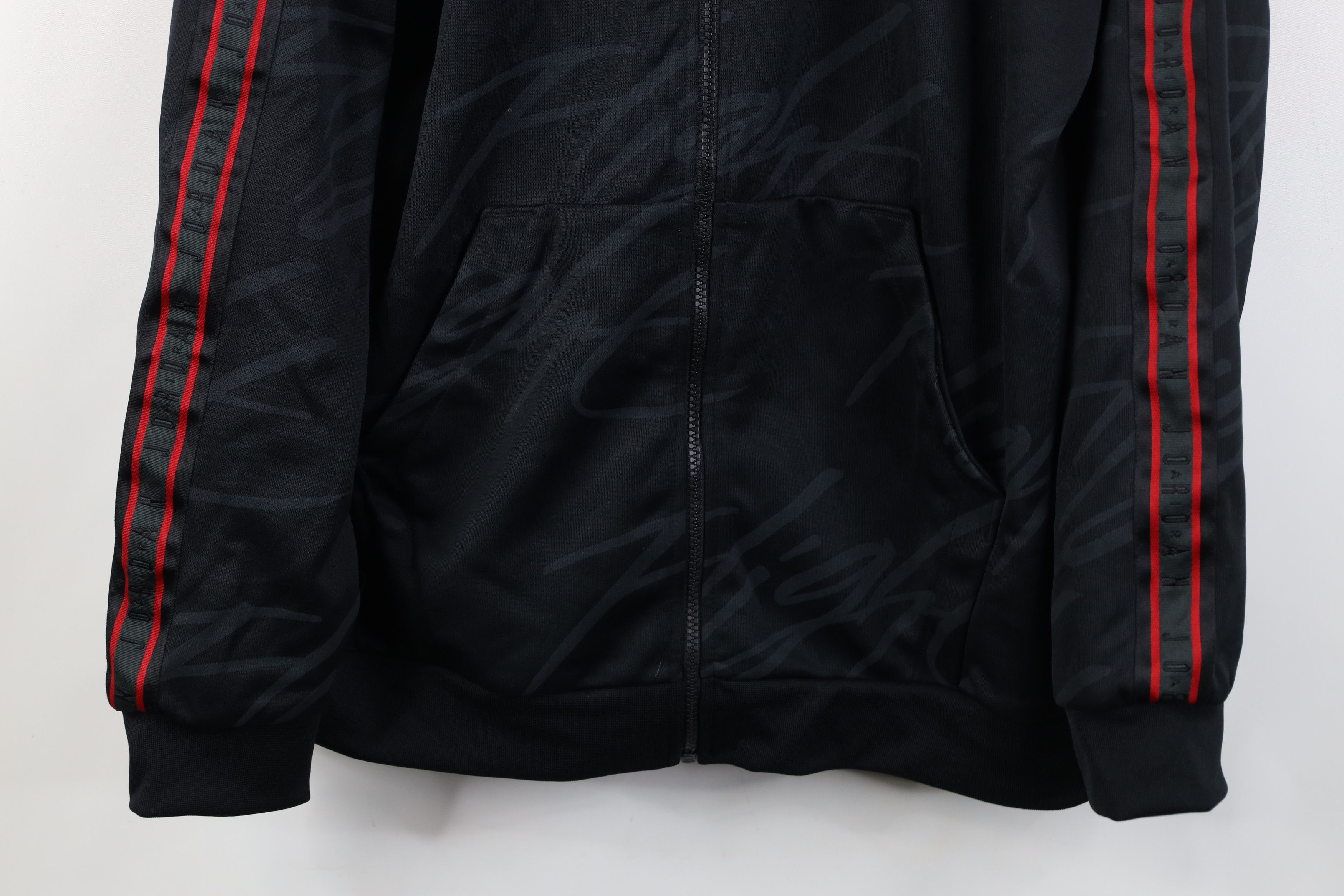 Nike Nike Air Jordan Tricot Flight Jumpman Full Zip Track Jacket Size US XL / EU 56 / 4 - 3 Thumbnail