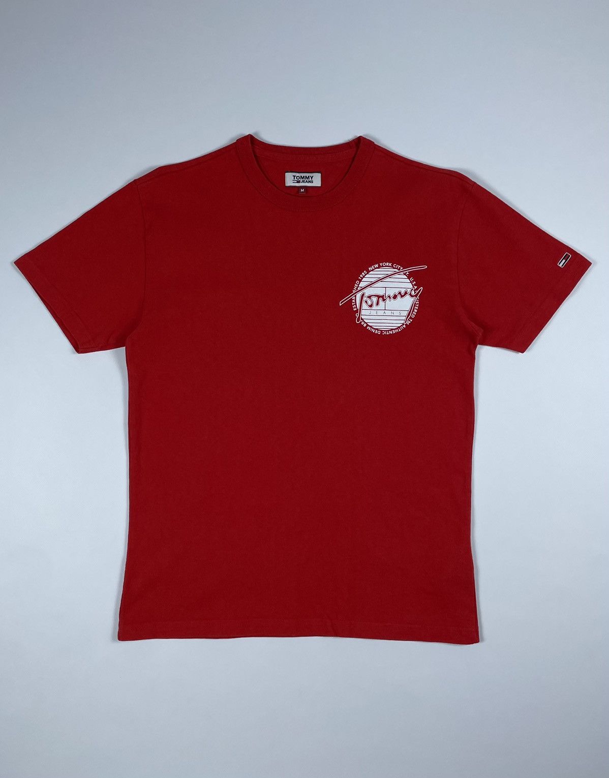 Tommy Hilfiger Tommy Jeans T-shirt Big logo New York City Size US M / EU 48-50 / 2 - 2 Thumbnail