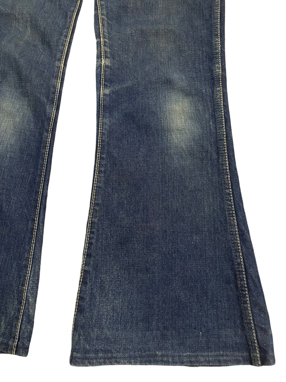 Big John Vintage Japan Big John Blue Wash Bell Bottom Flare Jeans Size US 30 / EU 46 - 6 Thumbnail