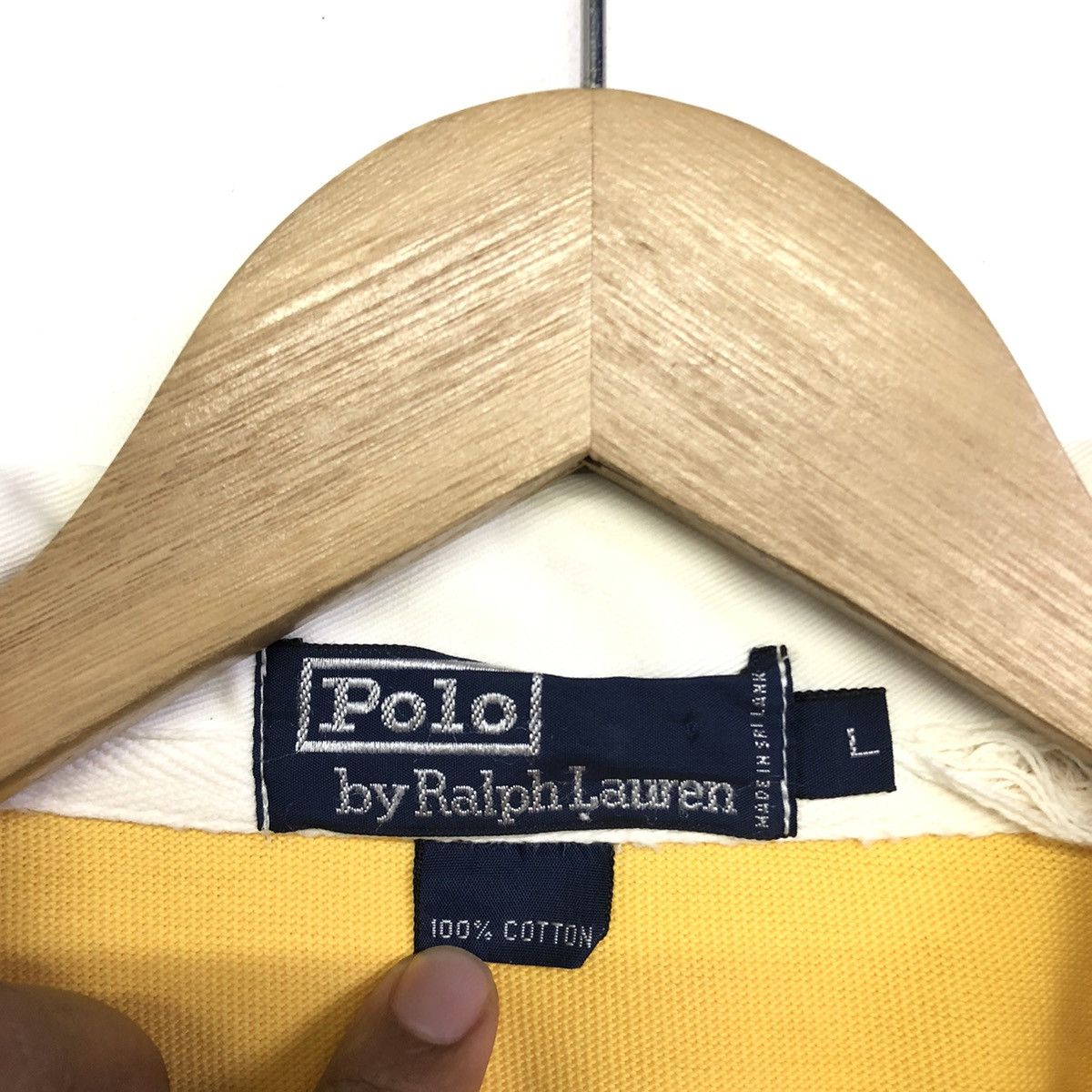 Polo Ralph Lauren Vintage POLO RALPH LAUREN RUGBY Disstress Long Sleeve Shirt Size US L / EU 52-54 / 3 - 14 Thumbnail