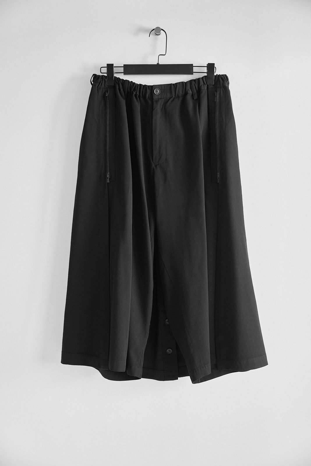 Yohji Yamamoto Pour Homme AW20 WOOL FASTENER HAKAMA PANTS