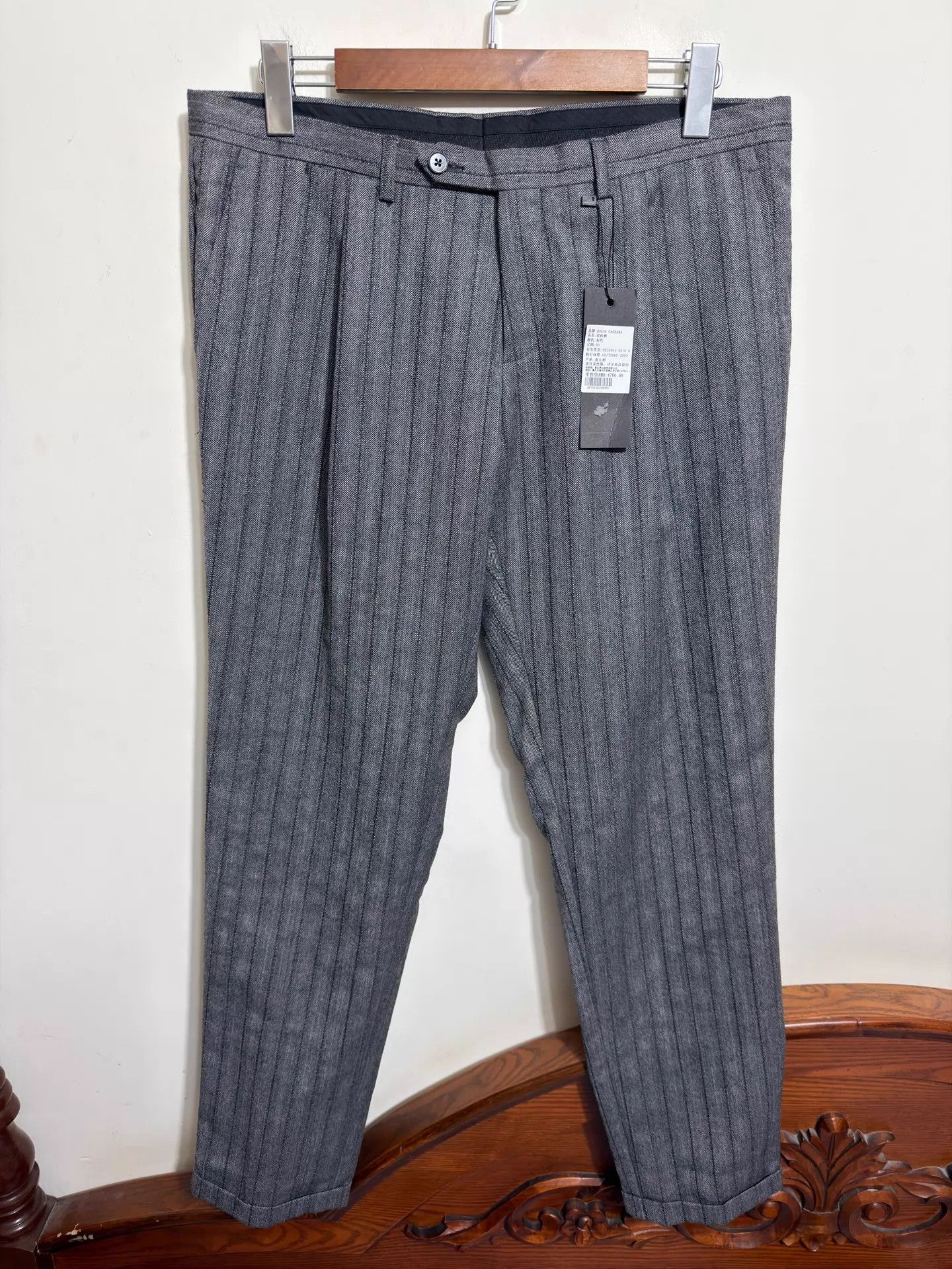 Dolce & Gabbana Dolce&Gabbana Slim Wool Blend Chino 50 Size US 34 / EU 50 - 1 Thumbnail