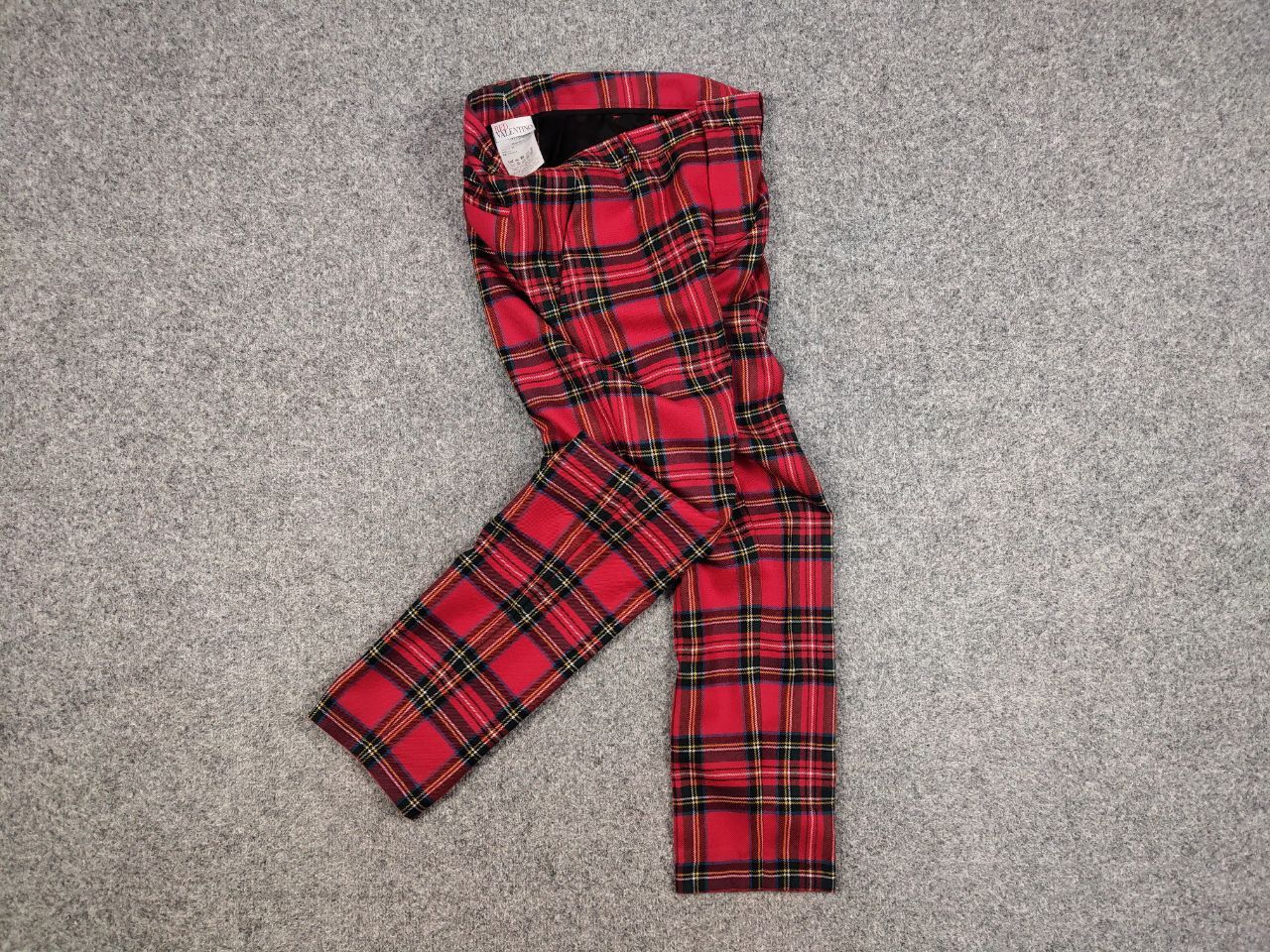 RED Valentino Red Valentino Wool Tartan Pattern Women's Trouser Pants Size 38" / US 16 / IT 52 - 1 Thumbnail