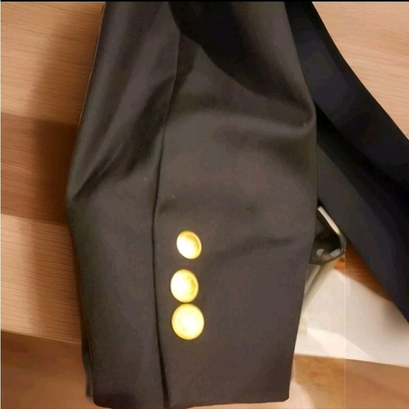 Burberry Burberry London 100% Wool Navy 3 Button Suit Size 43 R Size 42L - 2 Thumbnail
