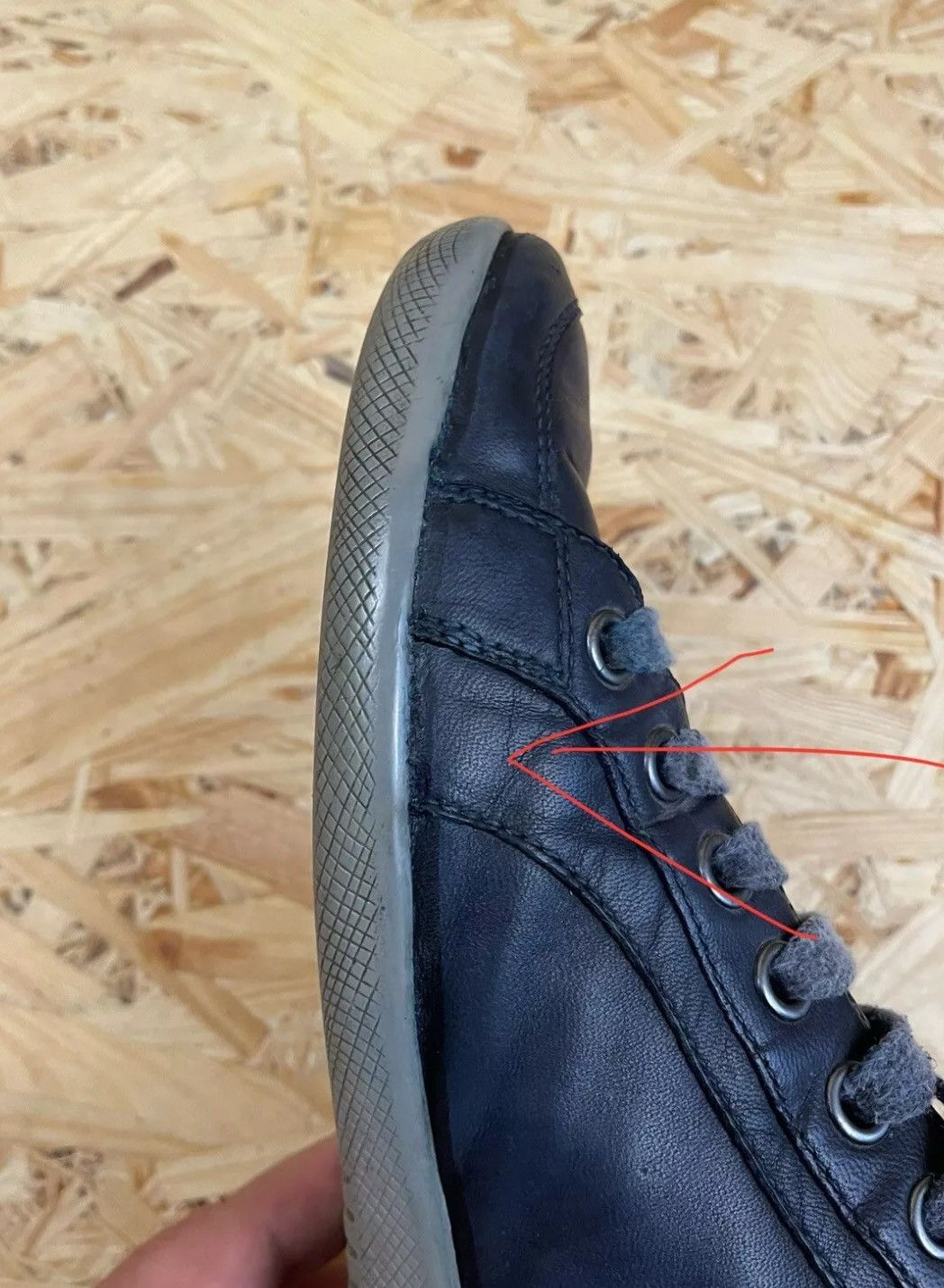 Prada Prada sneakers size 10 US dark blue Size US 10 / EU 43 - 14 Thumbnail