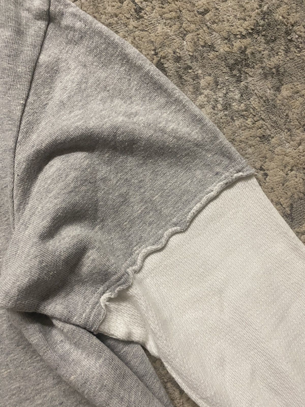 URBAN RESEARCH DOORS Urban Research - Layered Thermal Longsleeve Henley T Shirt Size US M / EU 48-50 / 2 - 5 Thumbnail