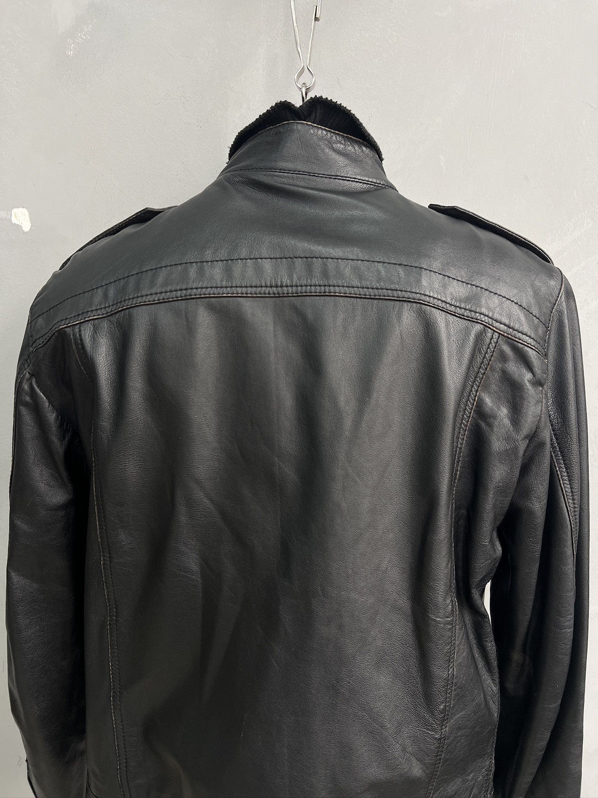 Ann Demeulemeester Ann Demeulemeester style leather cropped gothic style jacket Size US M / EU 48-50 / 2 - 6 Thumbnail