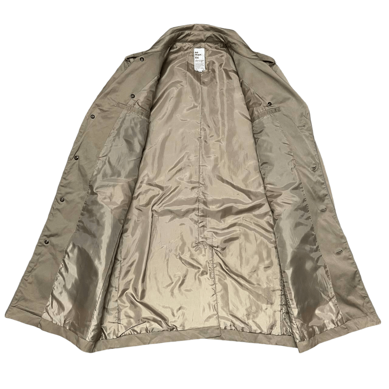 semanticdesign Vintage Semantic Design Trench Coat with Belt Size US L / EU 52-54 / 3 - 6 Thumbnail