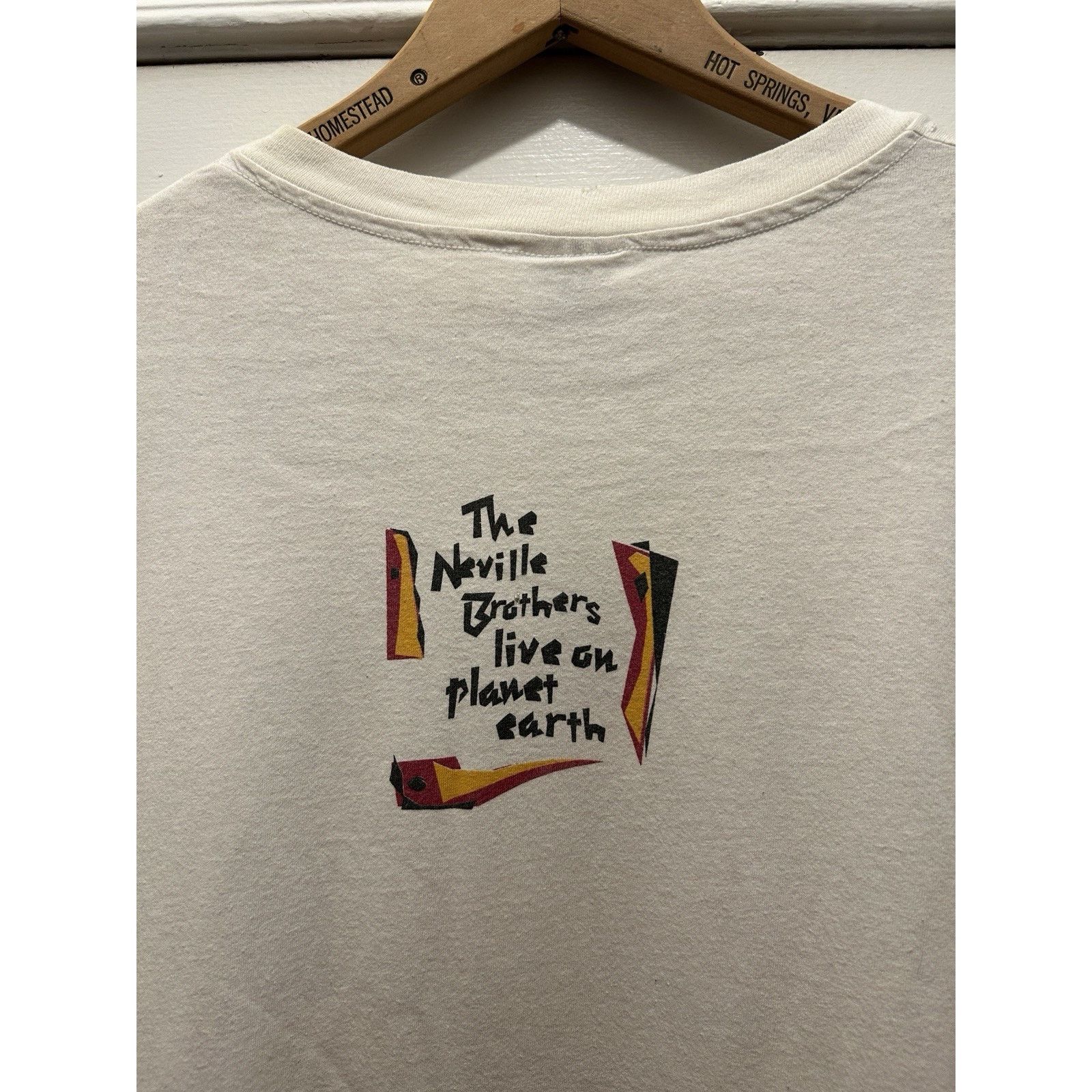 Hanes Vintage 90s 1994 The Neville Brothers Band T Shirt 2XL Size US XXL / EU 58 / 5 - 11 Thumbnail