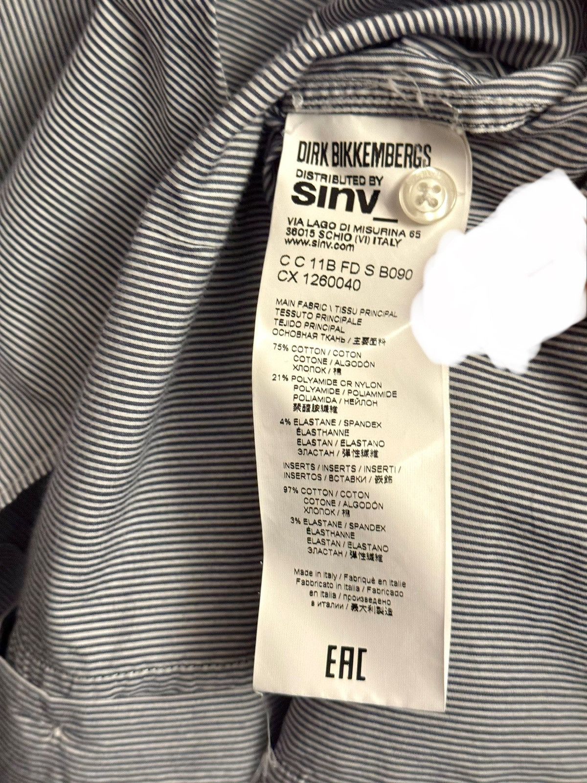 Dirk Bikkembergs Dirk Bikkembergs vintage slim shirt xl Size US XL / EU 56 / 4 - 4 Thumbnail
