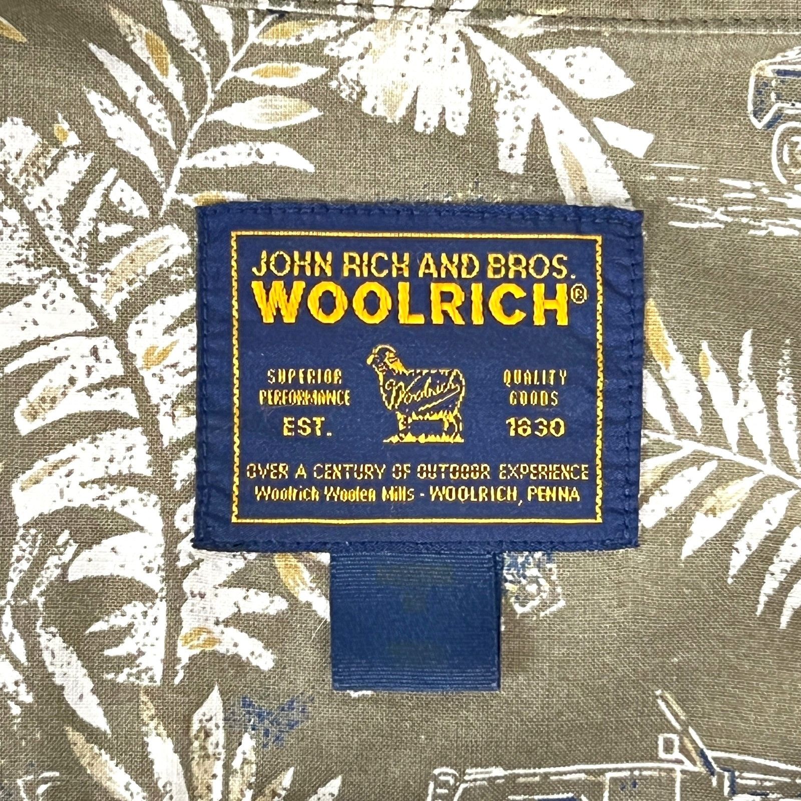 Woolrich Woolen Mills Woolrich Fieldstone Jeep Mens Vtg Tropical Shirt size Medium Size US M / EU 48-50 / 2 - 5 Thumbnail