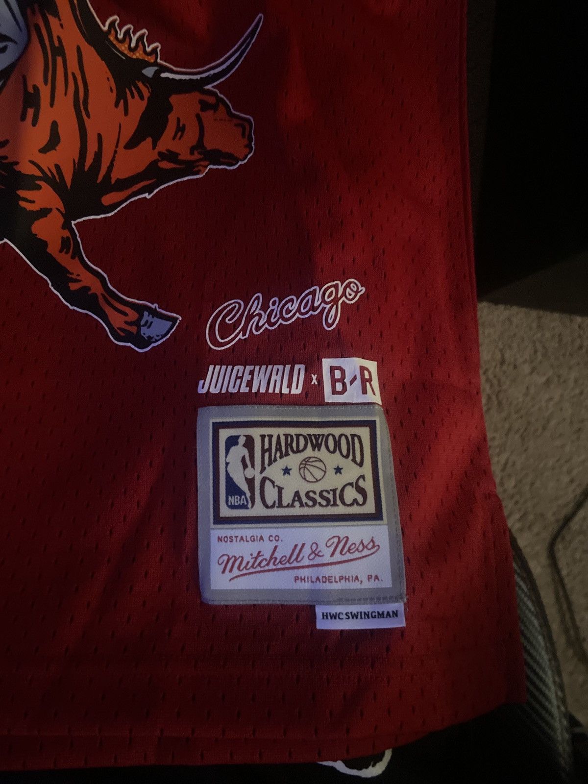 999 Club × Mitchell & Ness × NBA Juice wrld Chicago bulls tribute collab by Mitchell & ness Size US M / EU 48-50 / 2 - 7 Thumbnail