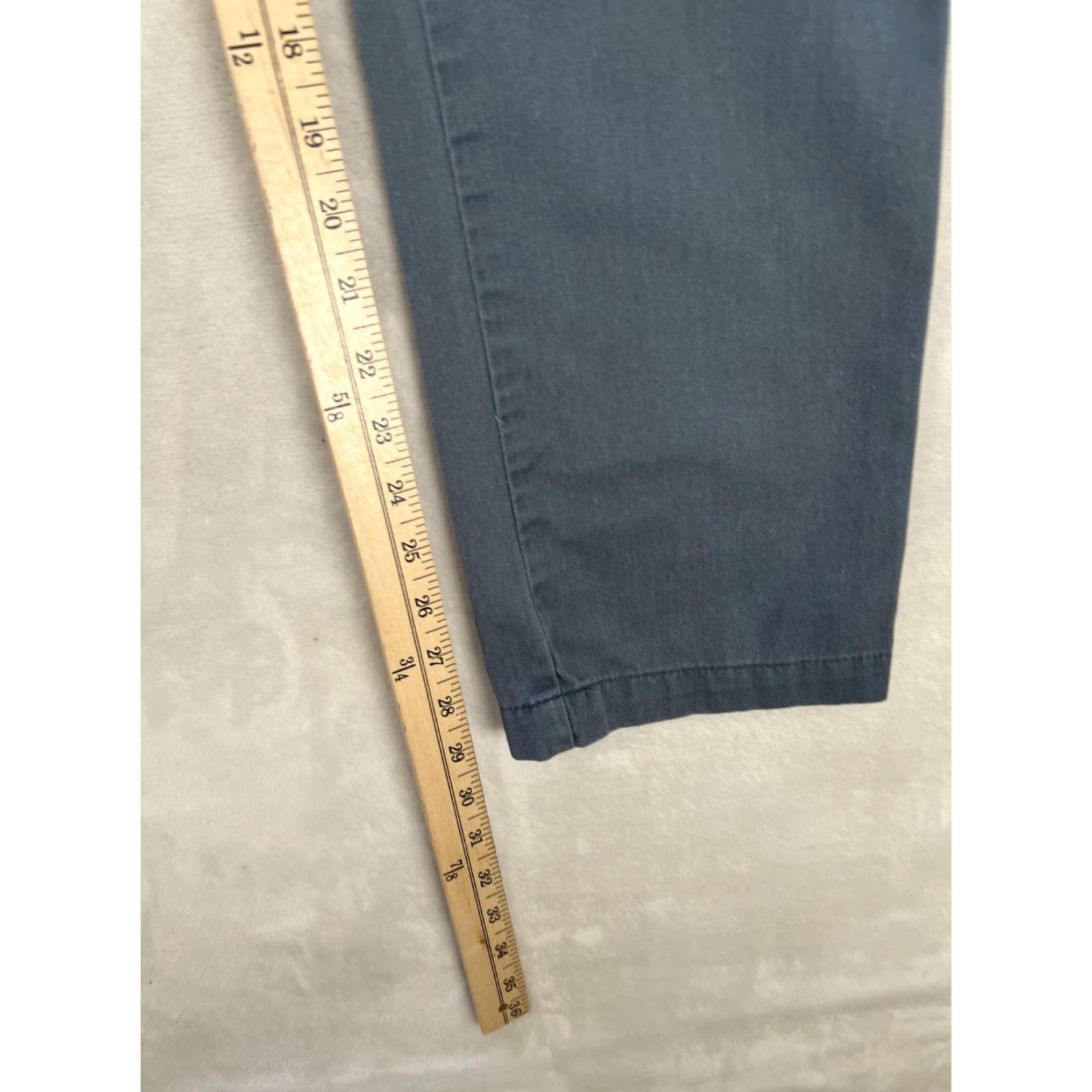 Volcom Volcom Chino Pants Mens 28 Blue Regular Fit Straight Leg Twill Casual Size US 28 / EU 44 - 3 Thumbnail