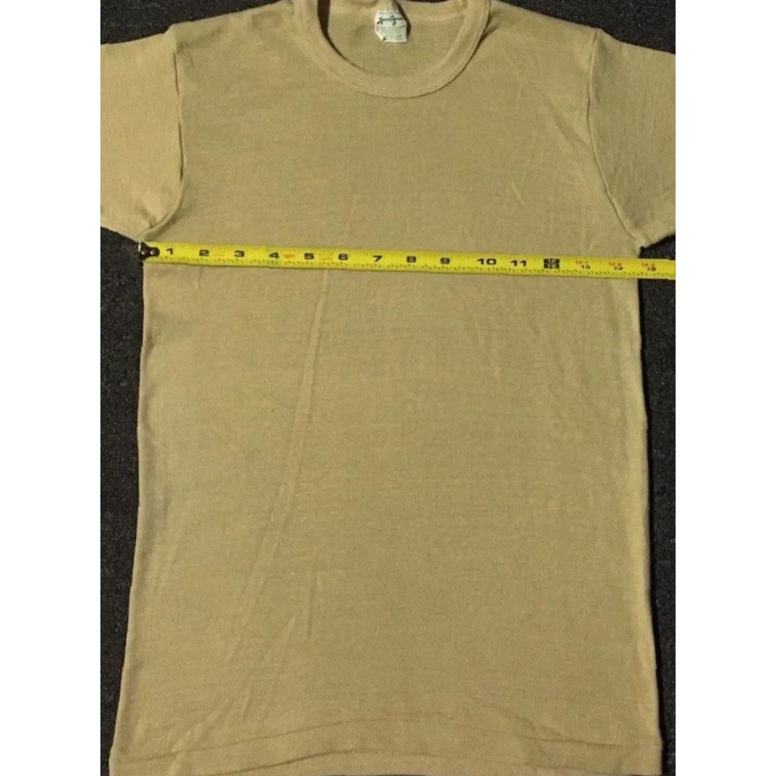 Vintage Vtg 60s 70s Ringer Shirt XS USA Military Army Track Grunge Surf Skate Punk Faded Shirt Men XS Beige USA Vintage 60s 70s Distressed Graphic Tee Size US XS / EU 42 / 0 - 5 Thumbnail
