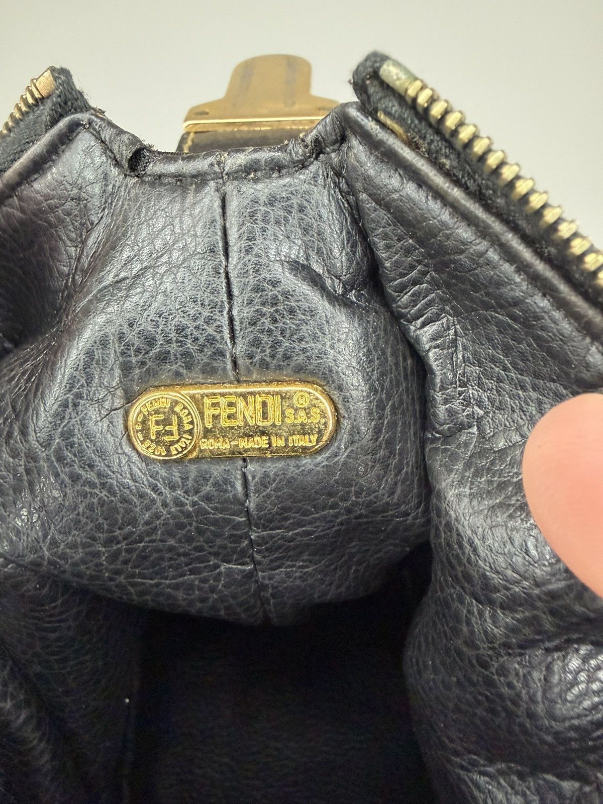 Fendi FENDI Zucca Pattern Vanity Bag Cosmetic Pouch Brown Size ONE SIZE - 5 Thumbnail