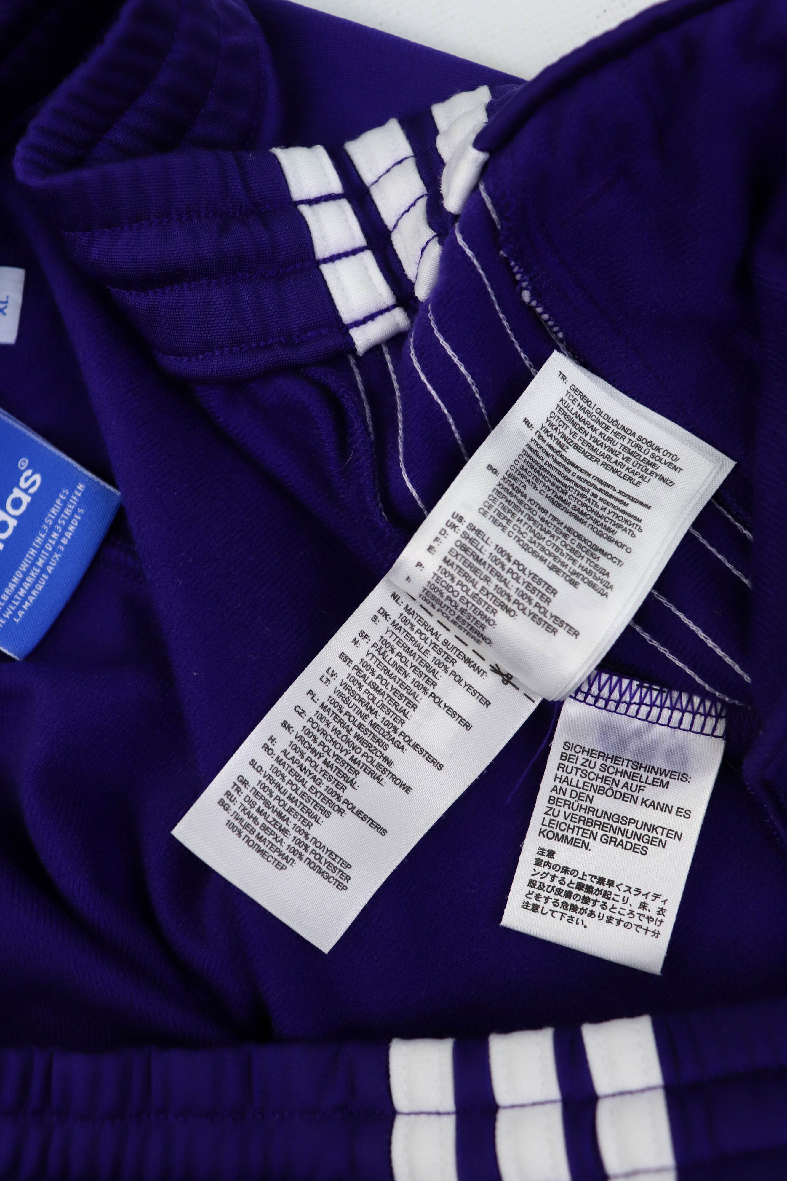 Adidas Adidas 2011 Vintage Three Stripes Purple Track Pants Size US 36 / EU 52 - 10 Thumbnail