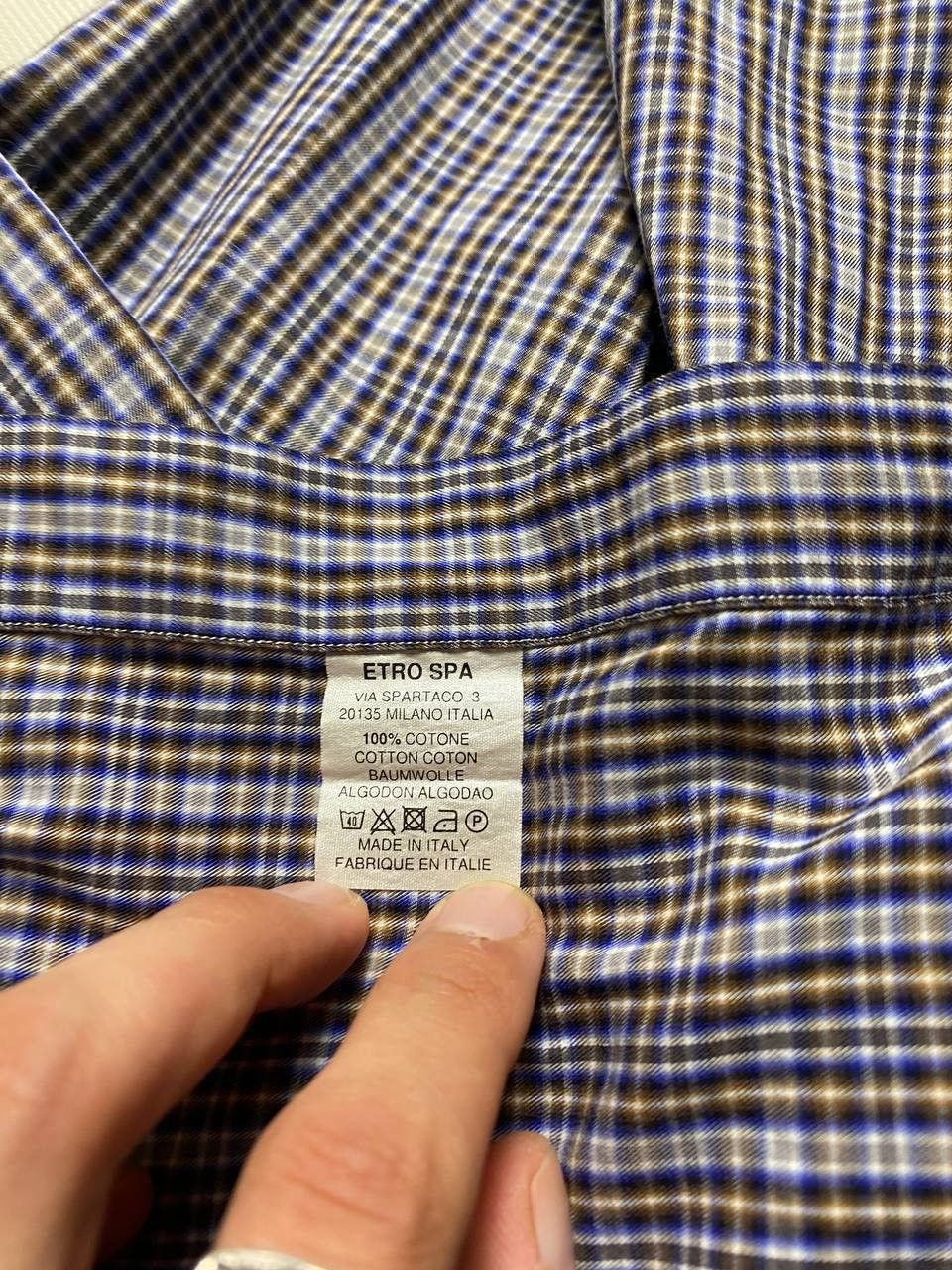 Etro Vintage Etro Shirts Button Ups Size US L / EU 52-54 / 3 - 6 Thumbnail