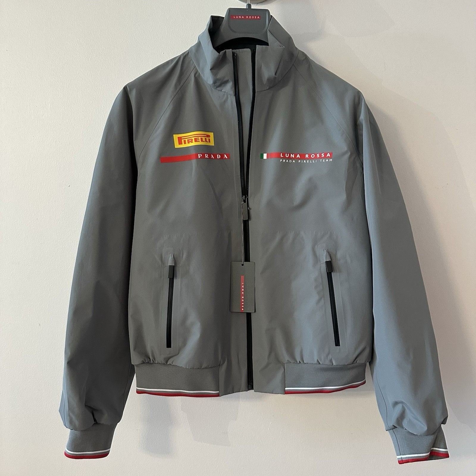 Prada NWT PRADA LUNA Rossa Pirelli Jacket Windbreaker Coat Nylon S Size M / US 6-8 / IT 42-44 - 1 Thumbnail