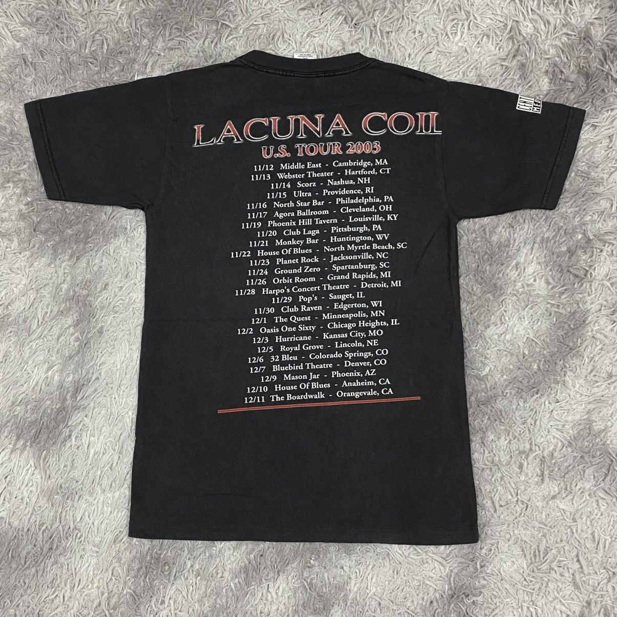 Band Tees × Vintage Vintage metal band lacuna coil US tour 2003 Century media Size US S / EU 44-46 / 1 - 2 Thumbnail