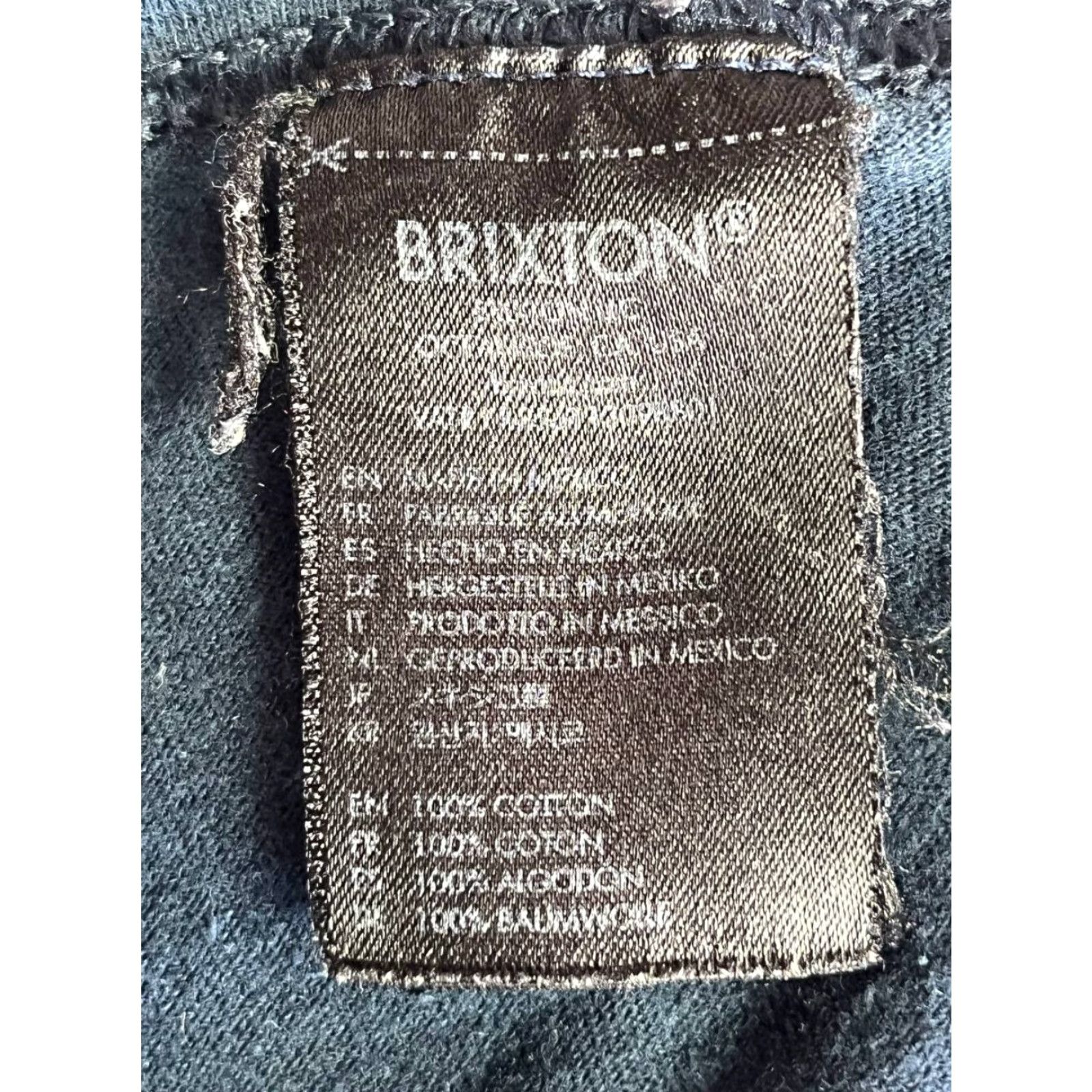 Brixton Brixton Crew Neck T Shirt Blue Short Sleeve Men Medium Size US M / EU 48-50 / 2 - 6 Thumbnail