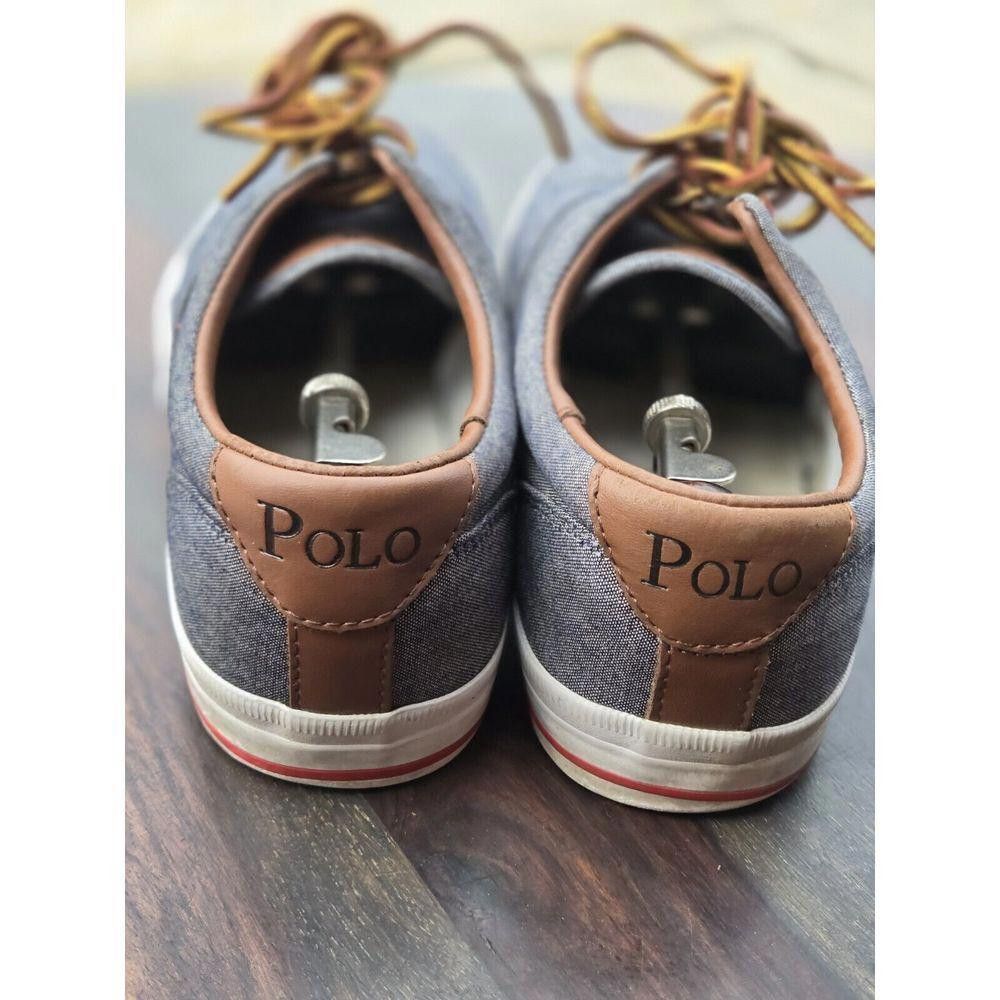 Polo Ralph Lauren Polo Ralph Lauren Vintage Vaughn Mens 10 Denim Boat Shoe D Size US 10 / EU 43 - 7 Thumbnail