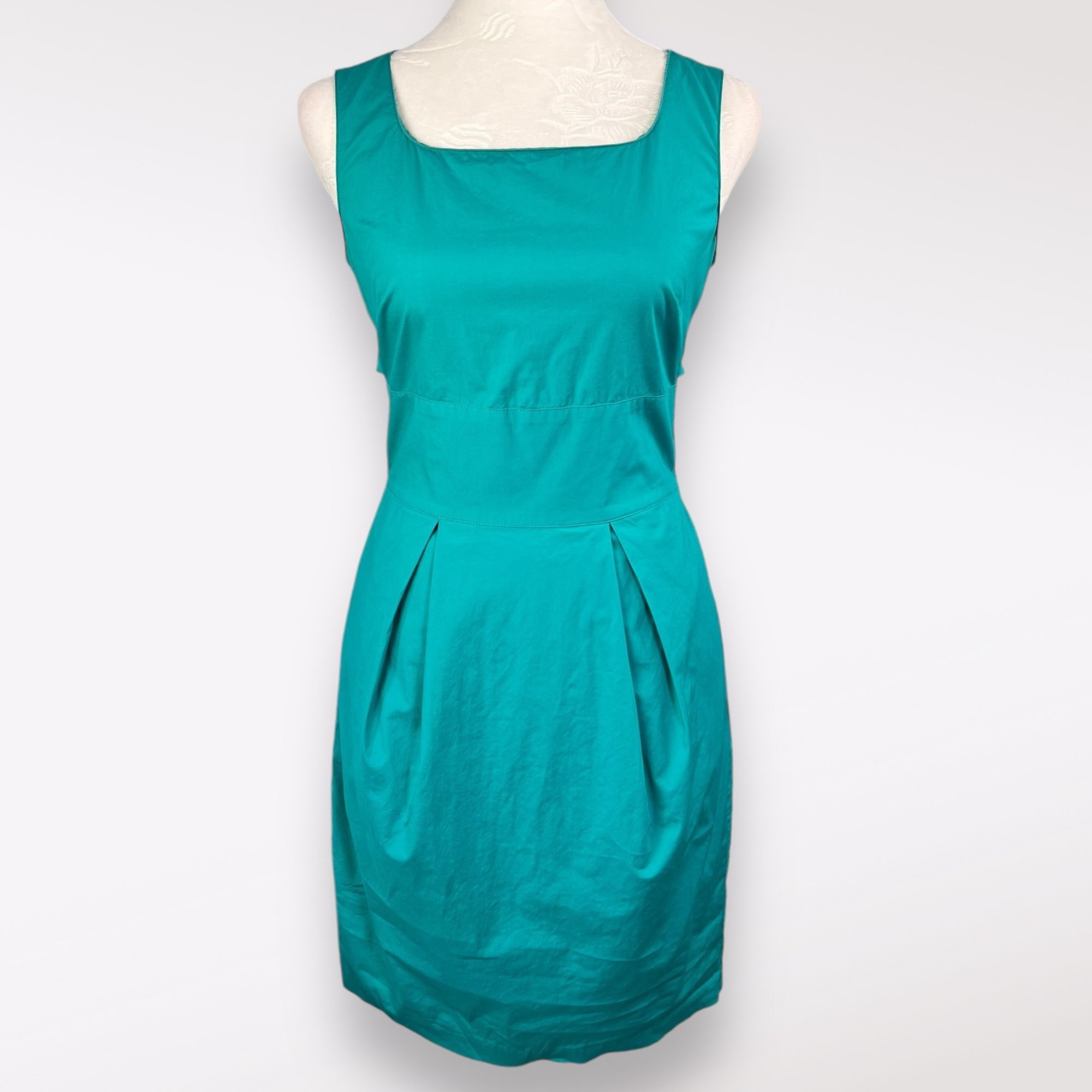 Club Monaco Club Monaco Sleeveless Cutout Back Dress Teal 0 ❗️FLAWED❗️ Size XS / US 0-2 / IT 36-38 - 1 Thumbnail