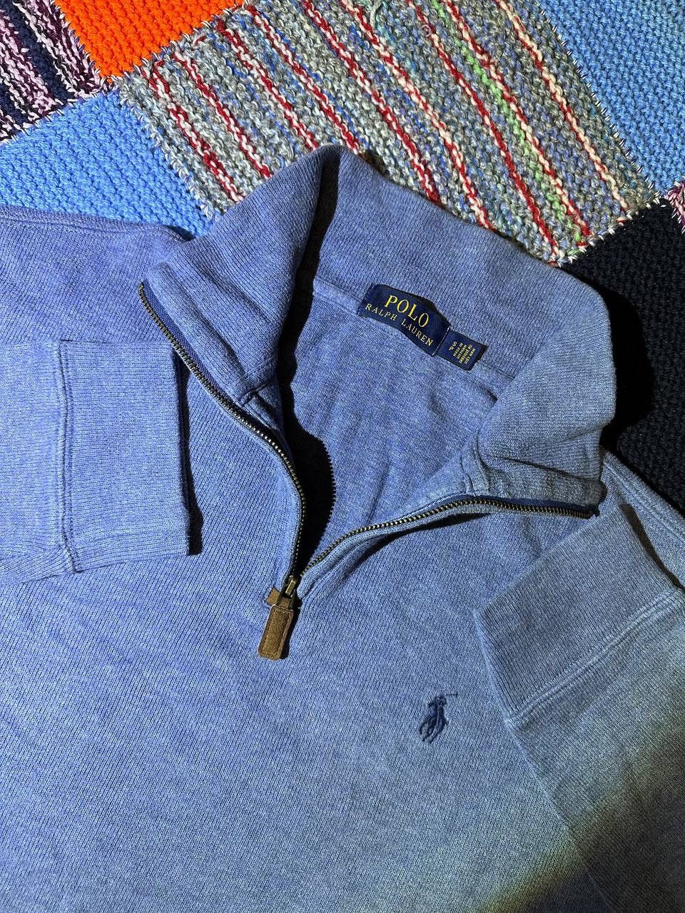 Polo Ralph Lauren × Vintage Polo RL Estate Rib 1/4 Quarter Zip Sweater Sweatshirt S size Size US S / EU 44-46 / 1 - 3 Thumbnail