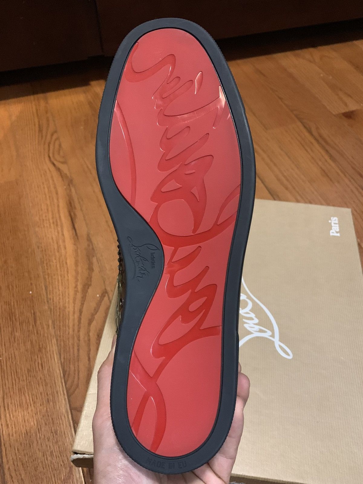 Christian Louboutin Christian Louboutin Flat Python High Top Sneakers 42 Size US 9 / EU 42 - 5 Thumbnail