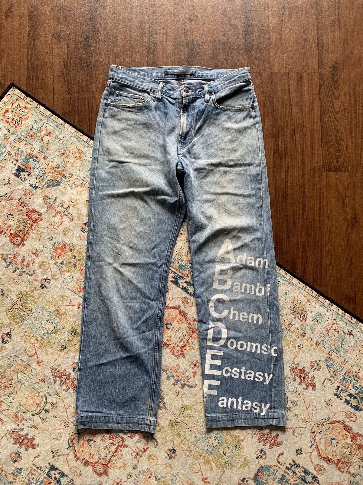 PPFM PPFM Poem Ecstasy Denim Pants Size US 32 / EU 48 - 2 Thumbnail